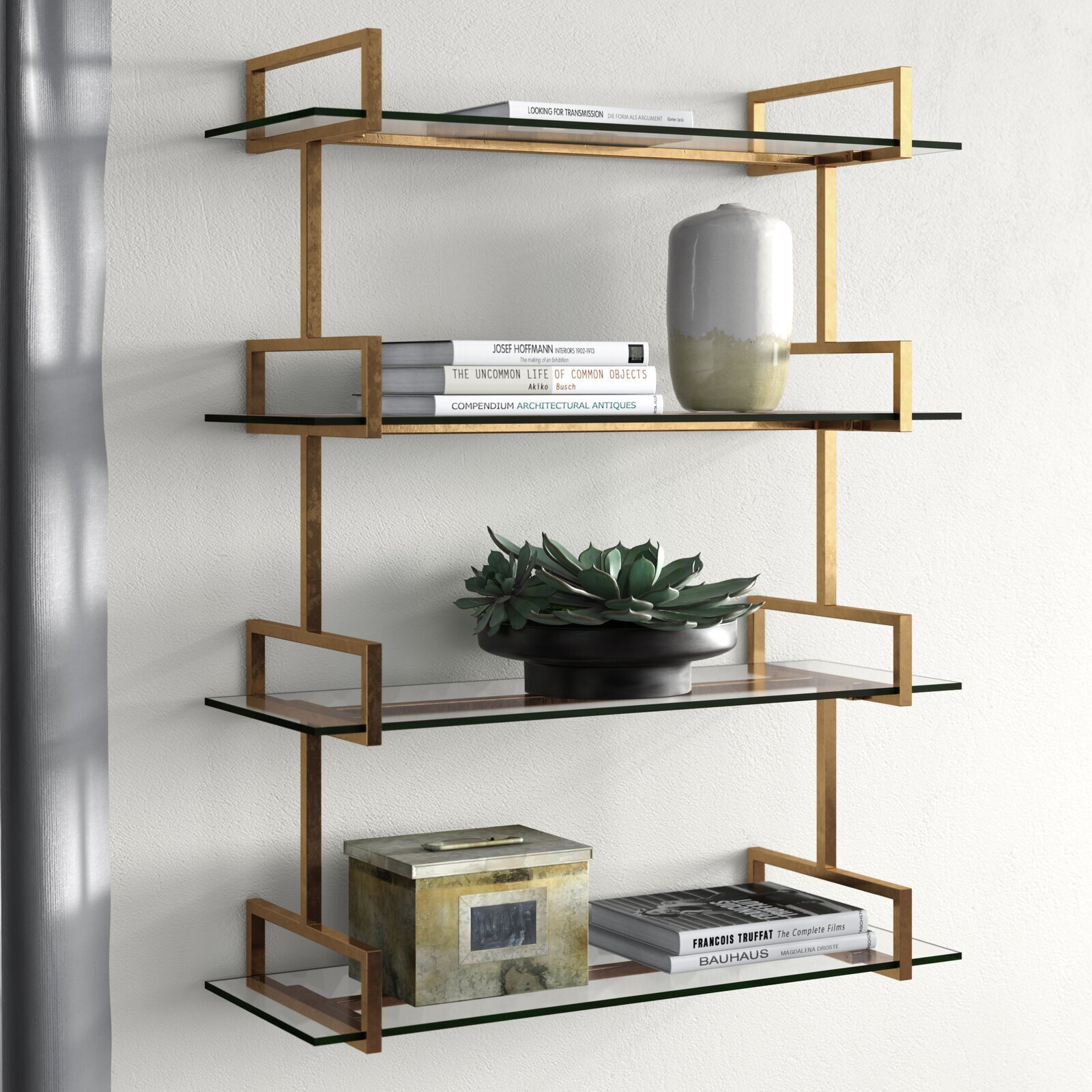 Glass Shelves For Living Room