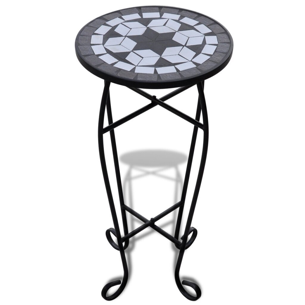 Mosaic Stone Cast Iron Bistro Table