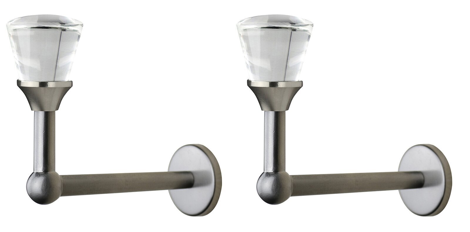 Mounted Curtain Holdbacks with Sconce Style