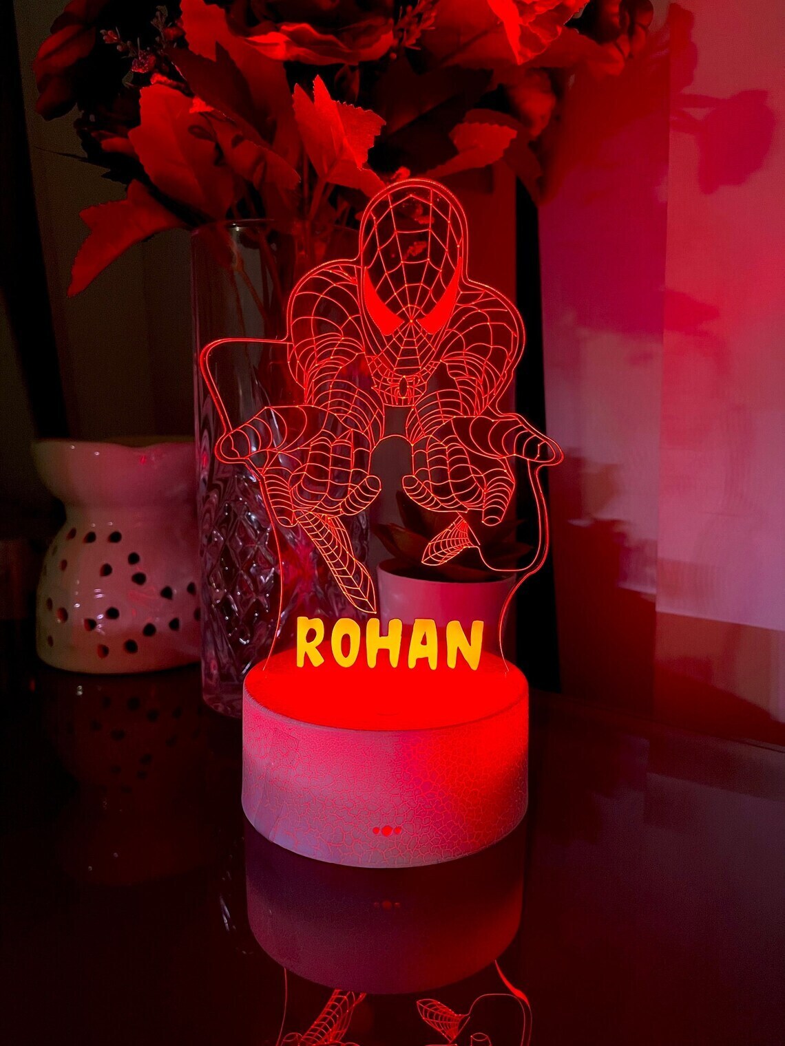 Multi Color Spiderman Desk Lamp