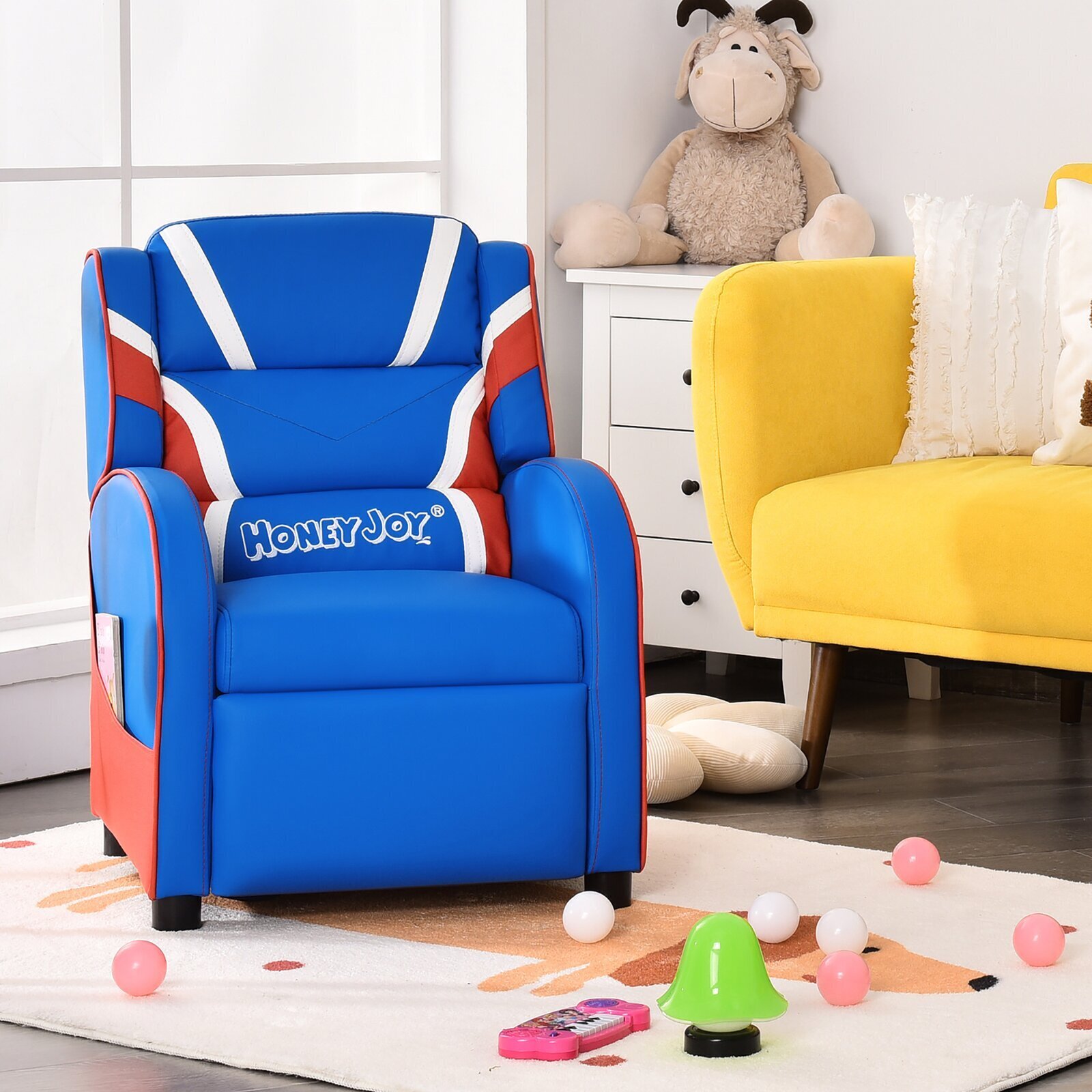 Multi Color Toddler Recliner