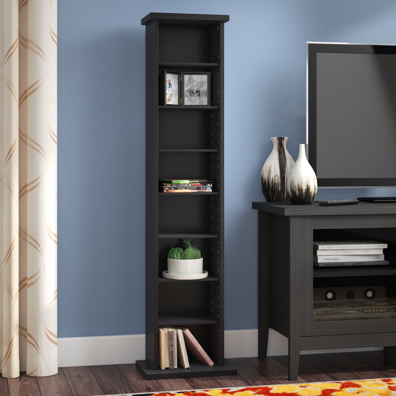 Narrow CD tower