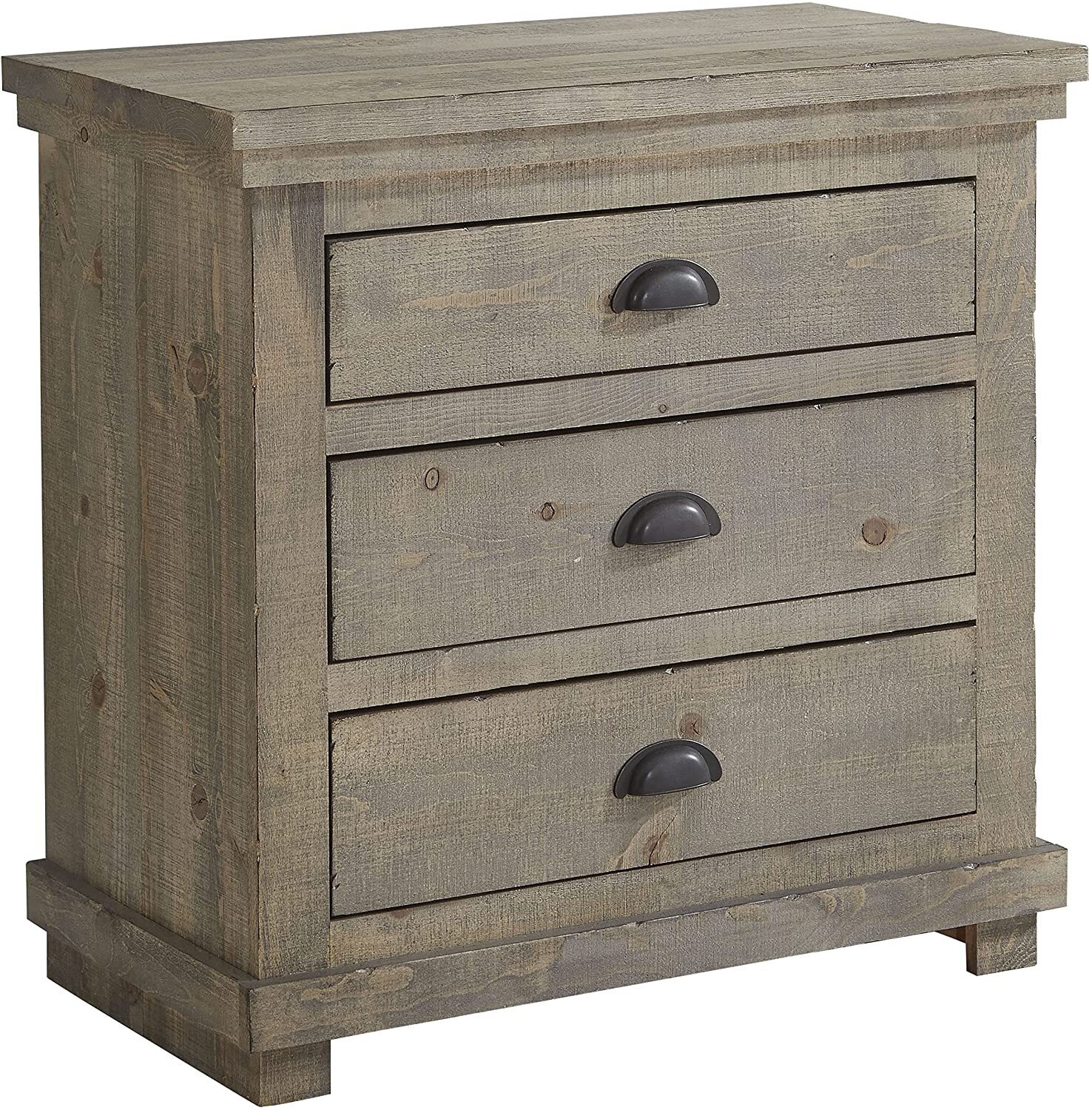 Natural Pine Nightstand