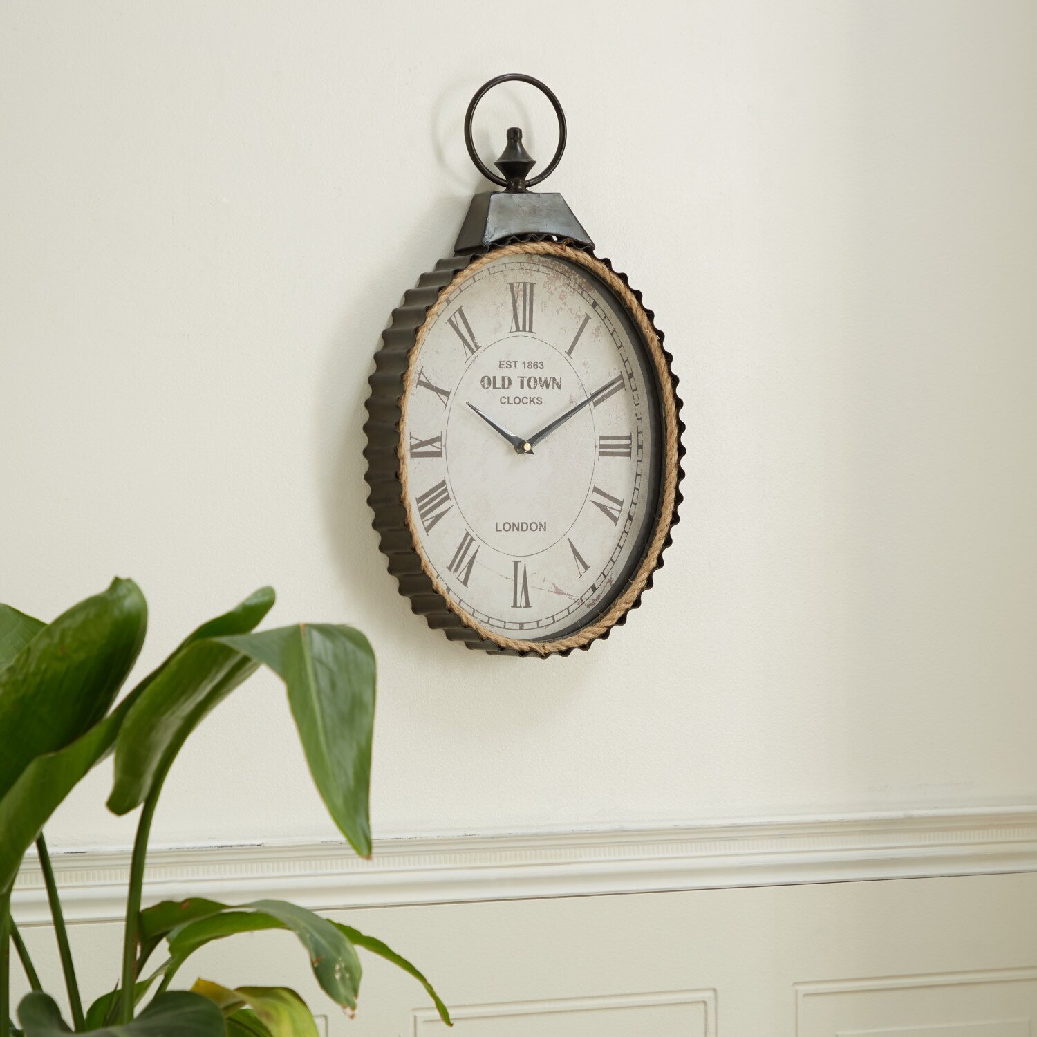 Nautical inspired Pocket Watch Clock