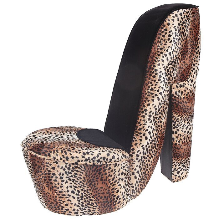 Novelty Cheetah Print Chair