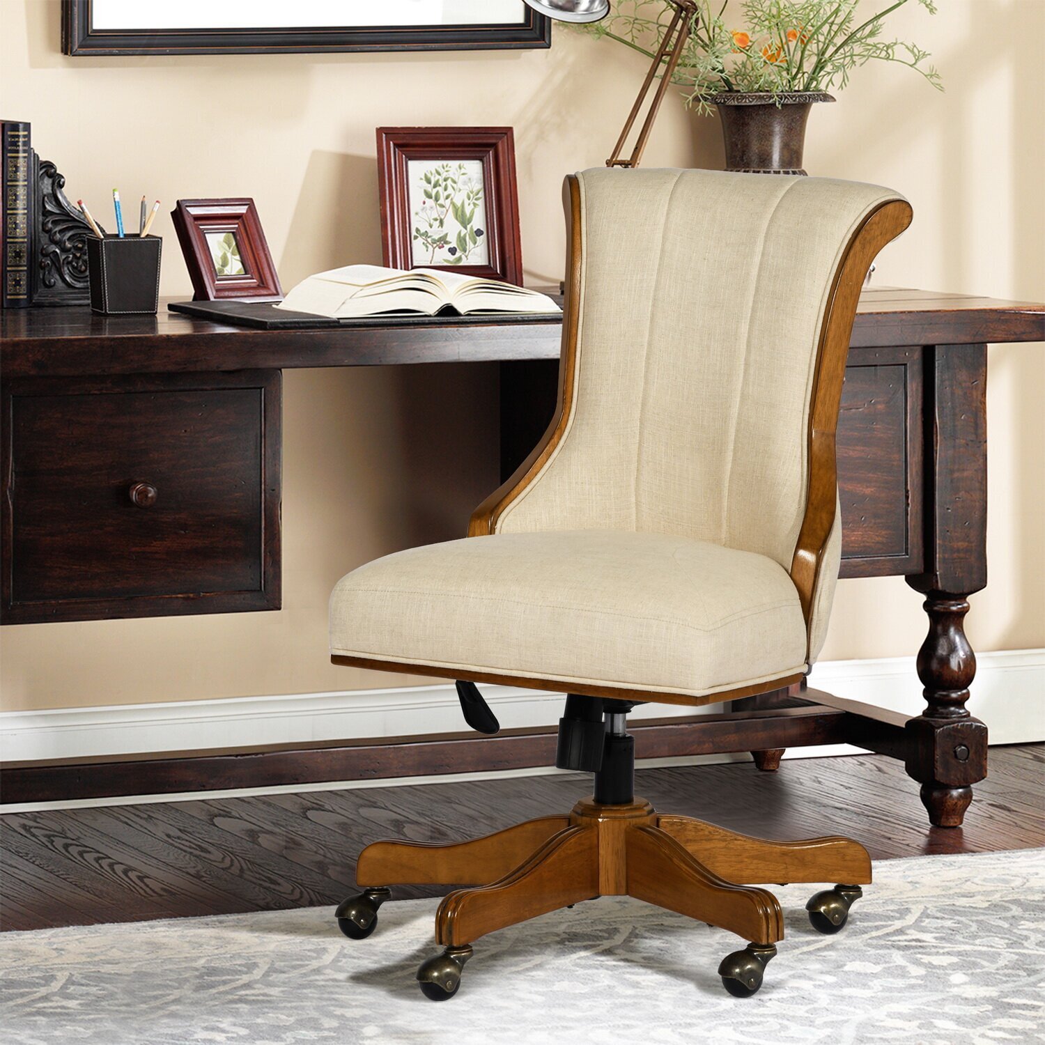 Office Chair with Graceful Curves