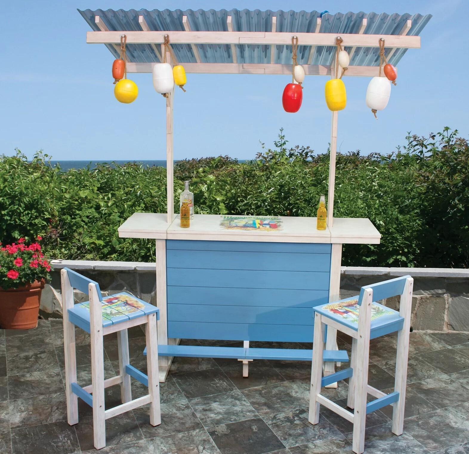 Outdoor Bar With Roof