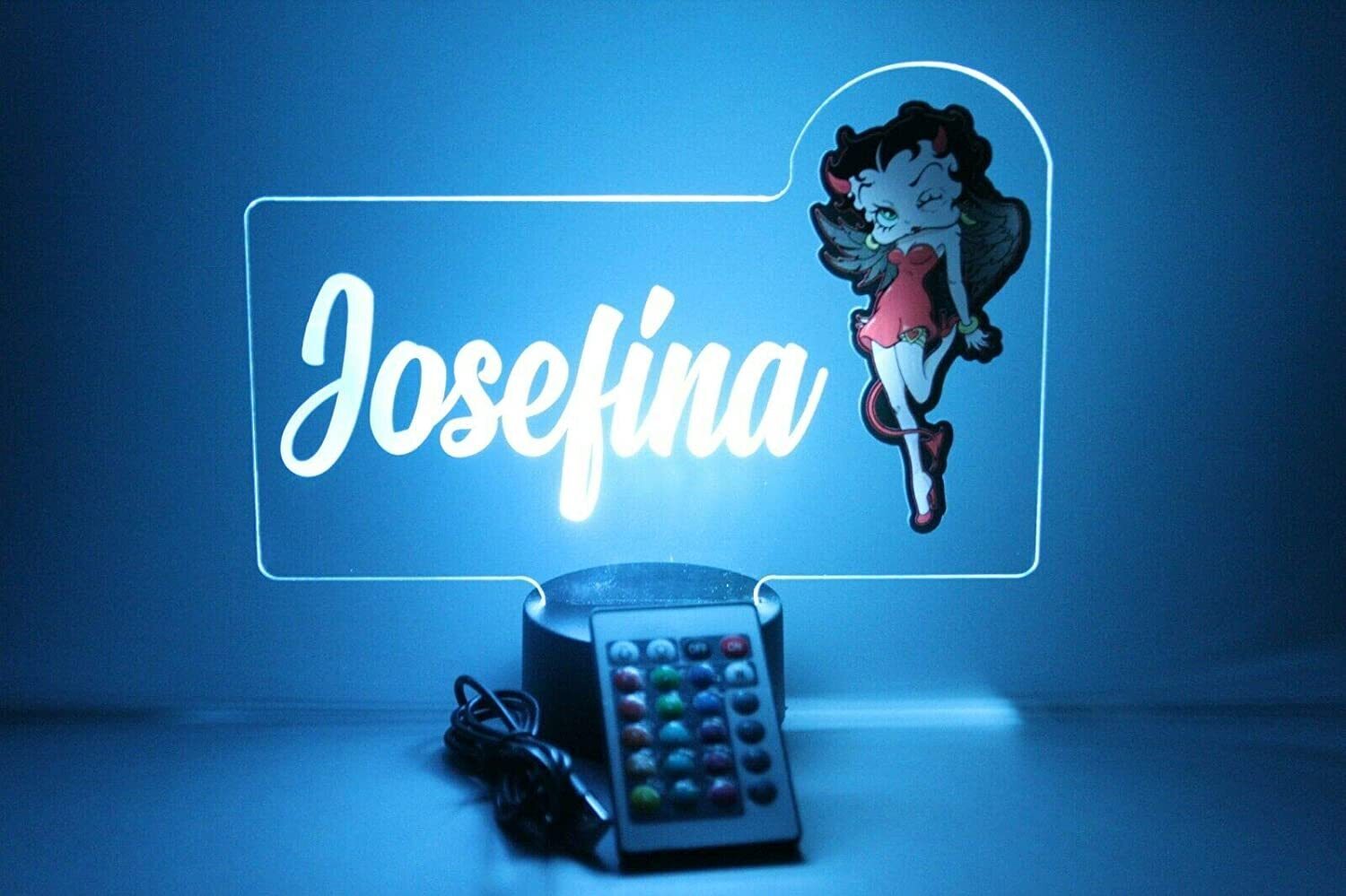 Personalized Betty Boop touch lamp