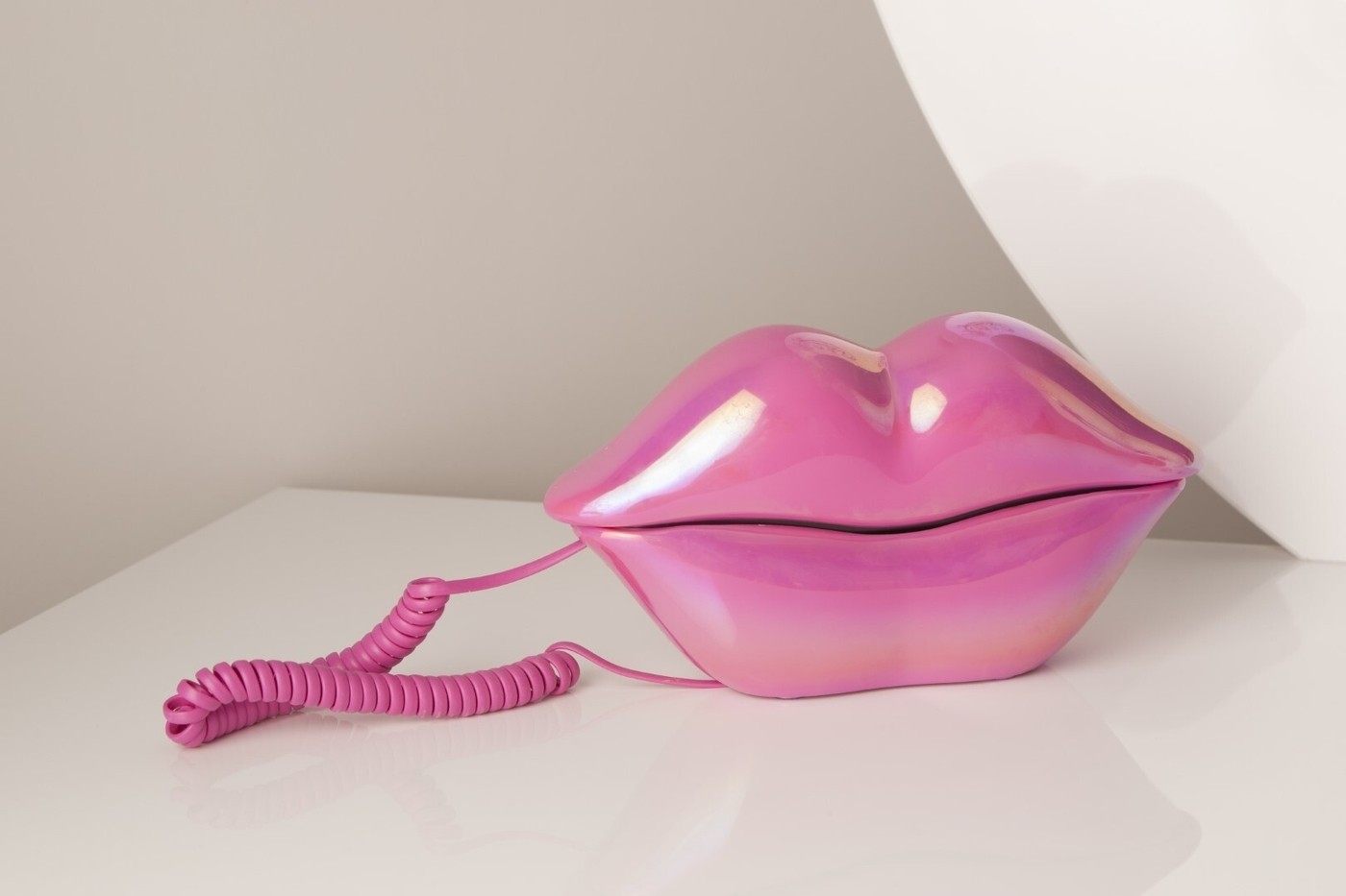Pink lips phone