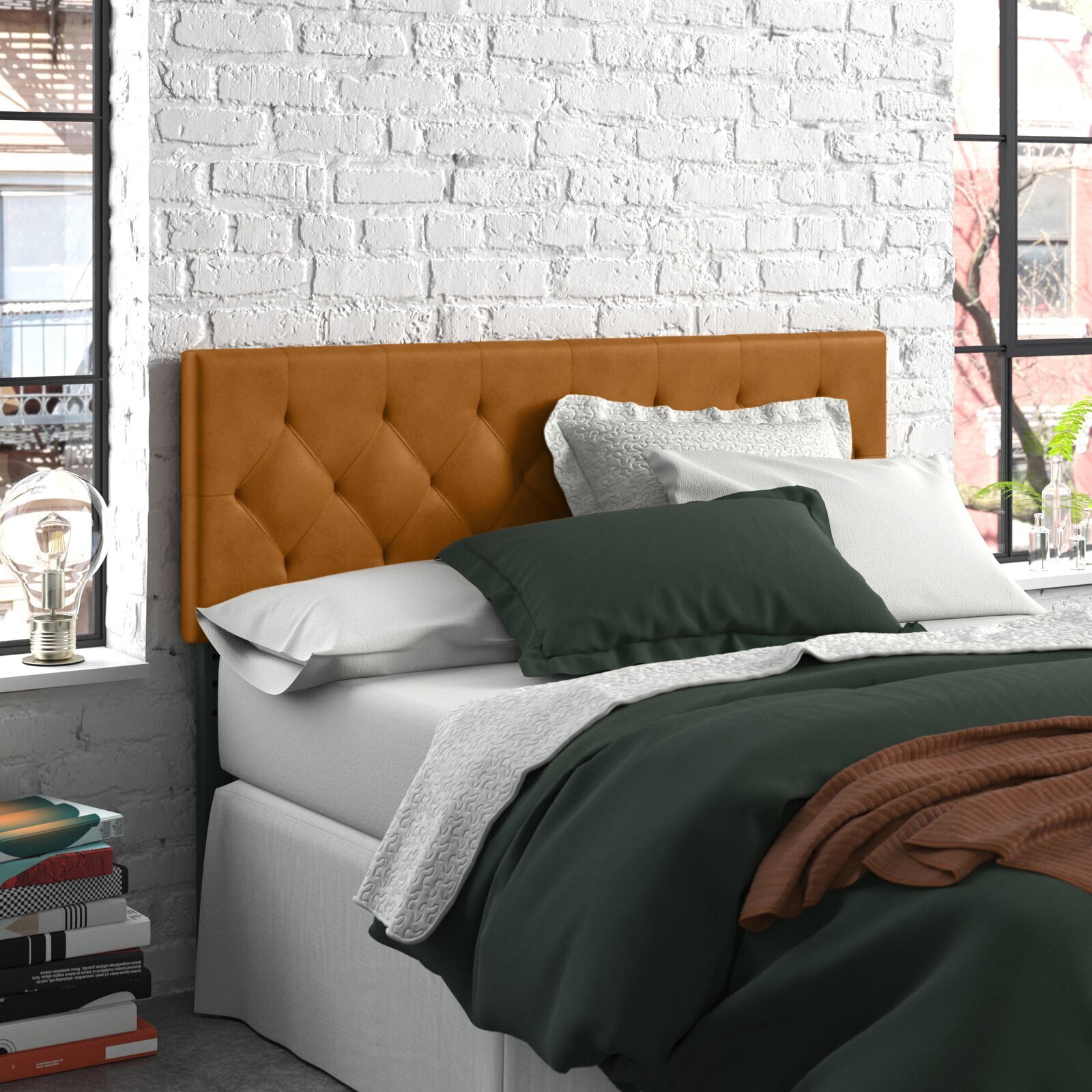 Quilted Leather Headboard King
