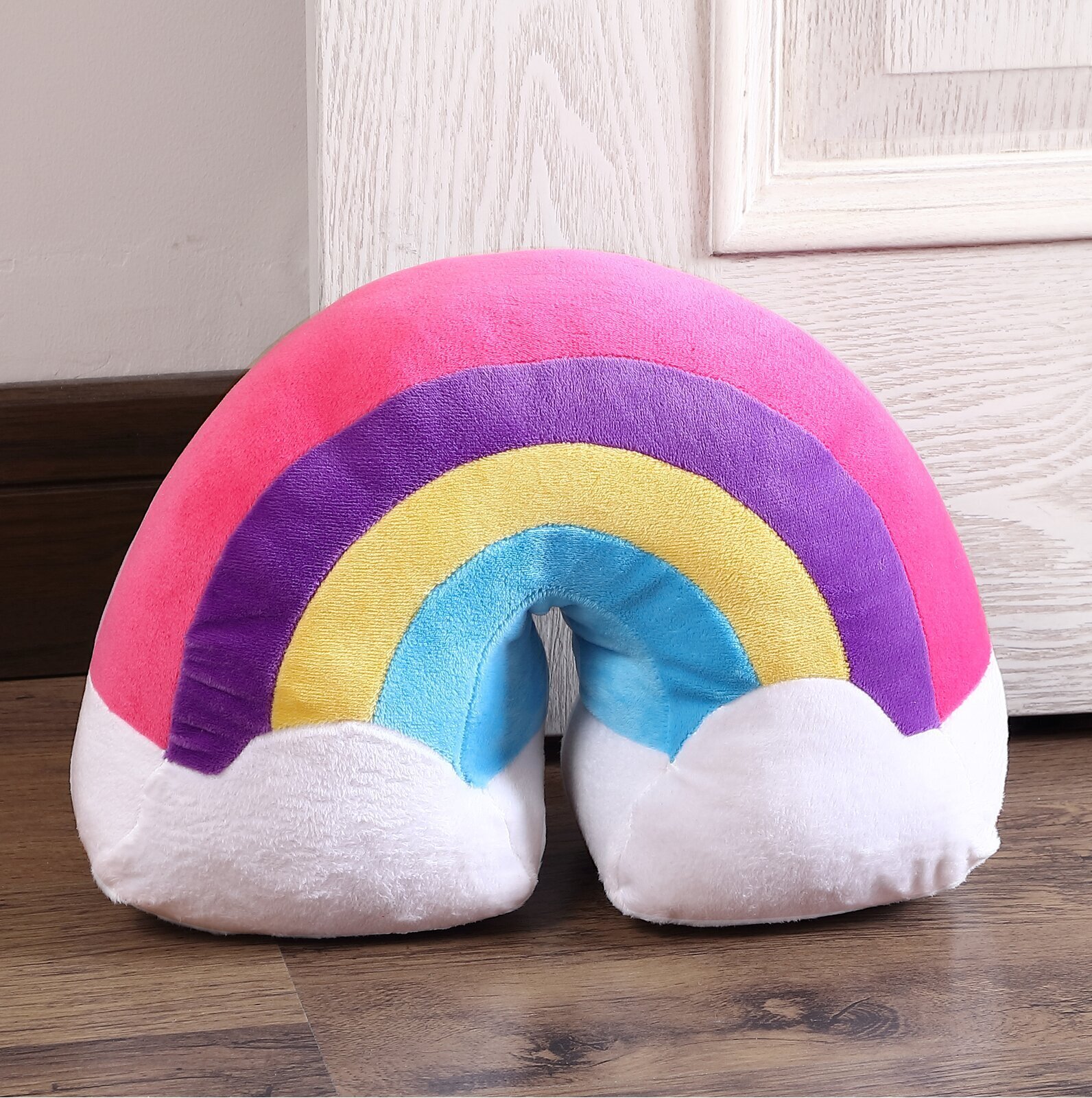 Rainbow Fabric Weighted Floor Stop