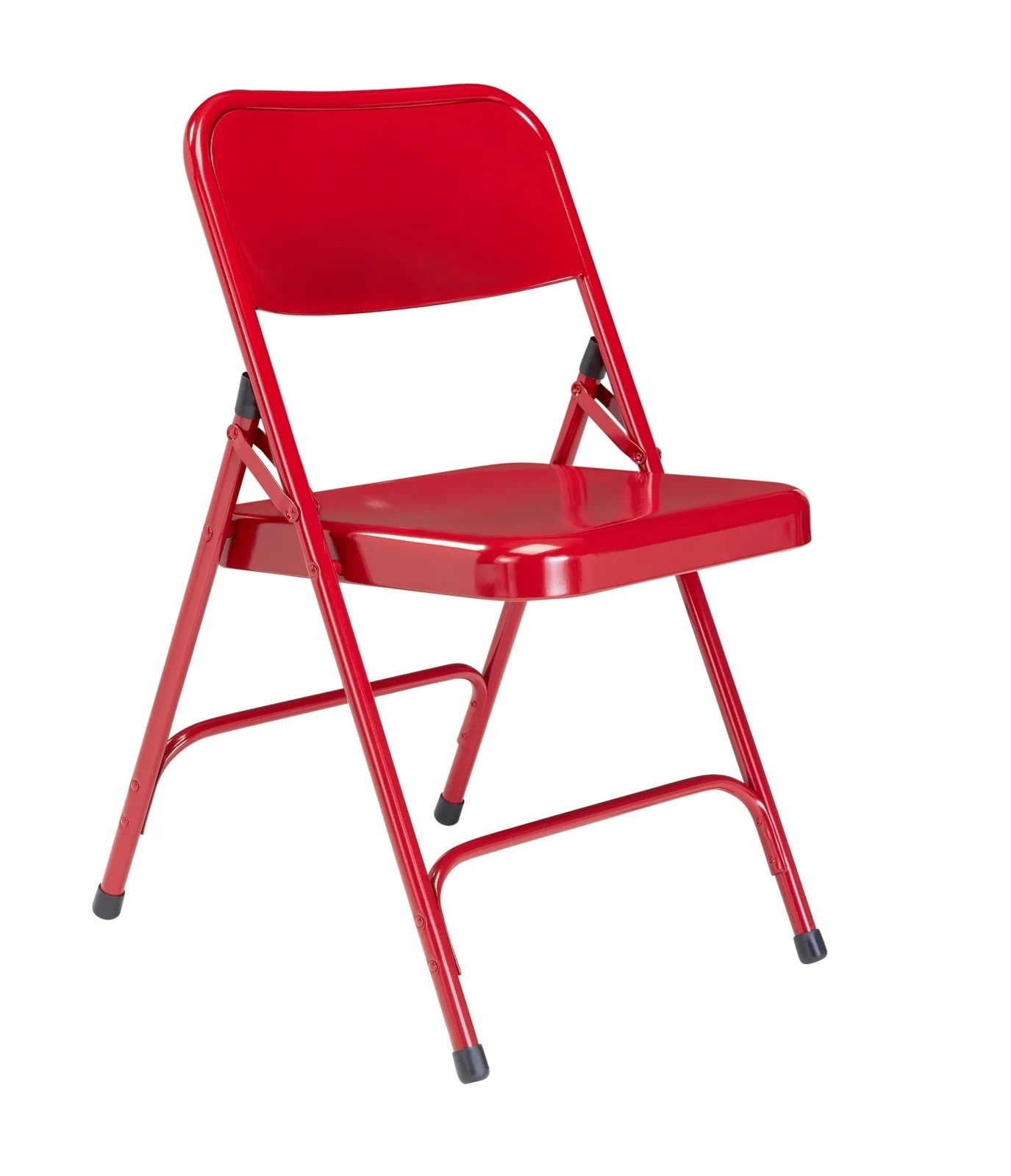 Red Steel Heavy Duty Fold Up Chairs