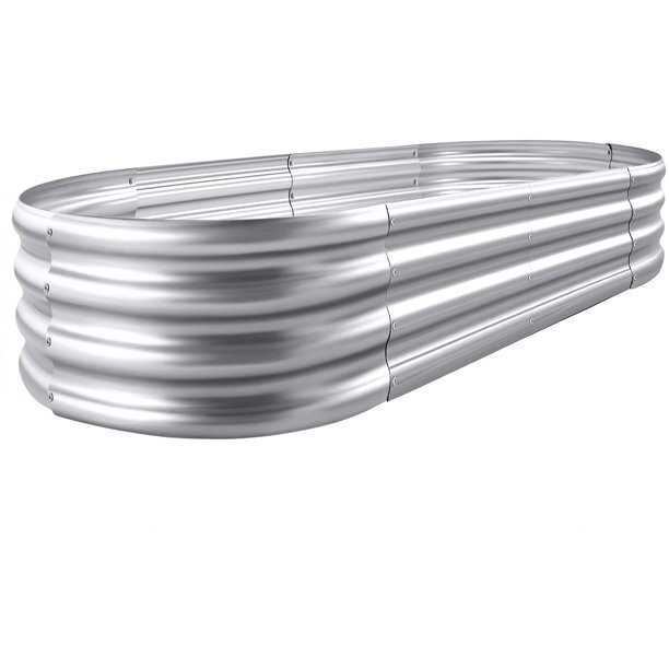 Ridged Metal Planter Box