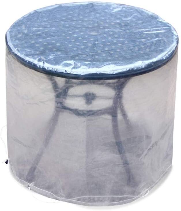 Round Clear Garden Table Cover 