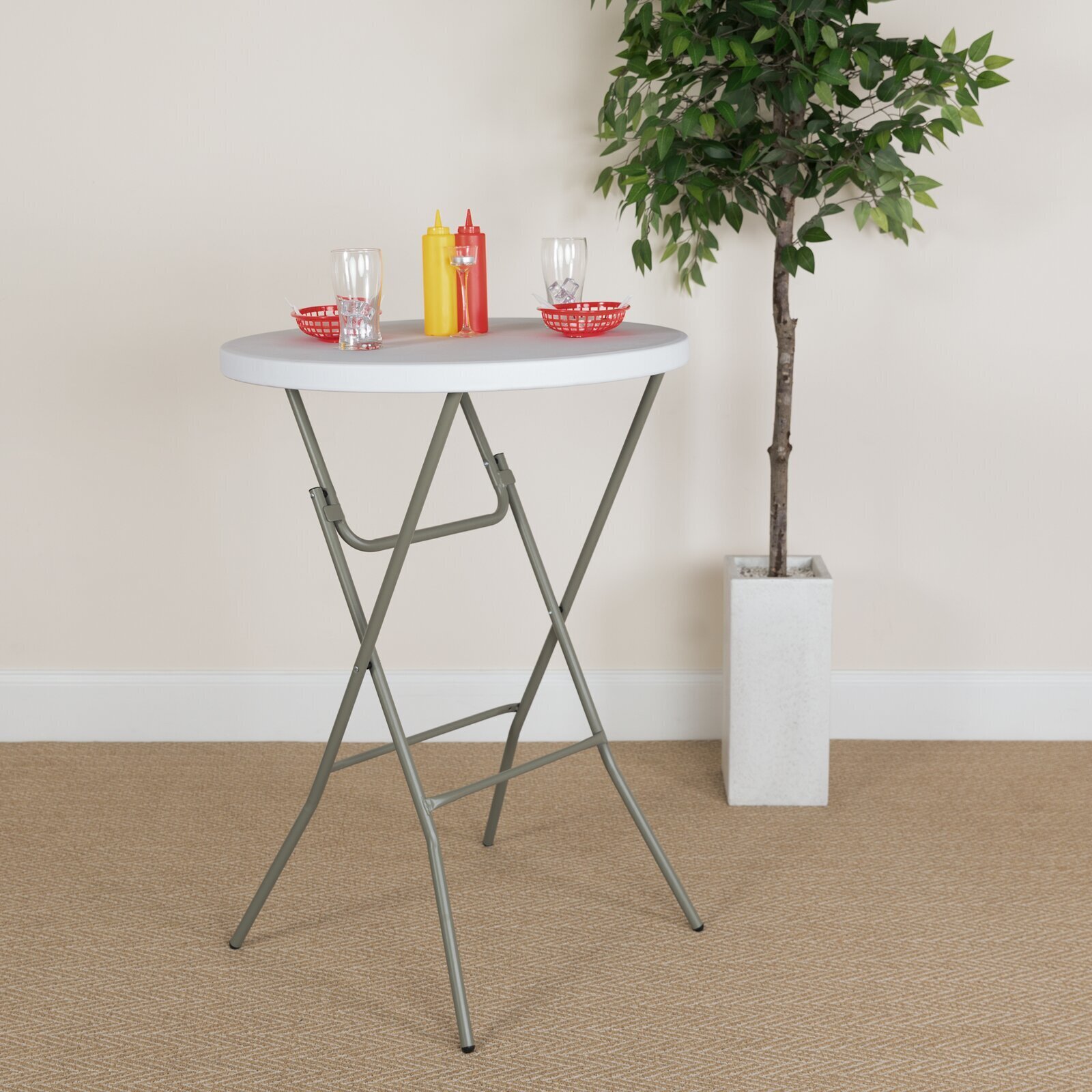 Round Folding Table