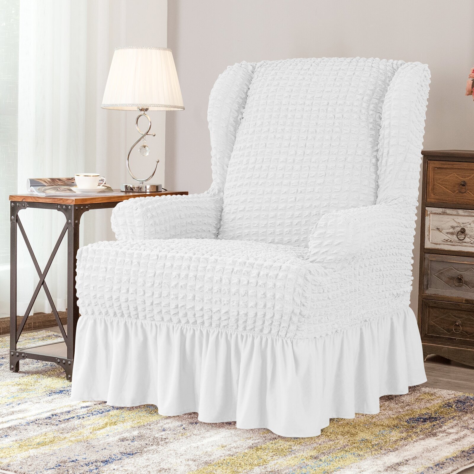Ruffled Slipcover