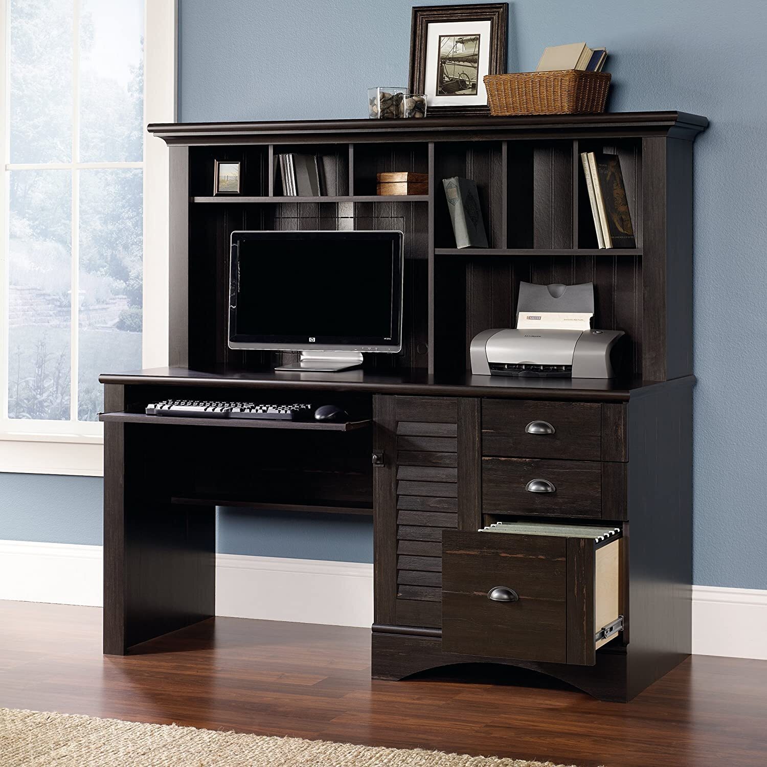 Rustic Desk Hutch