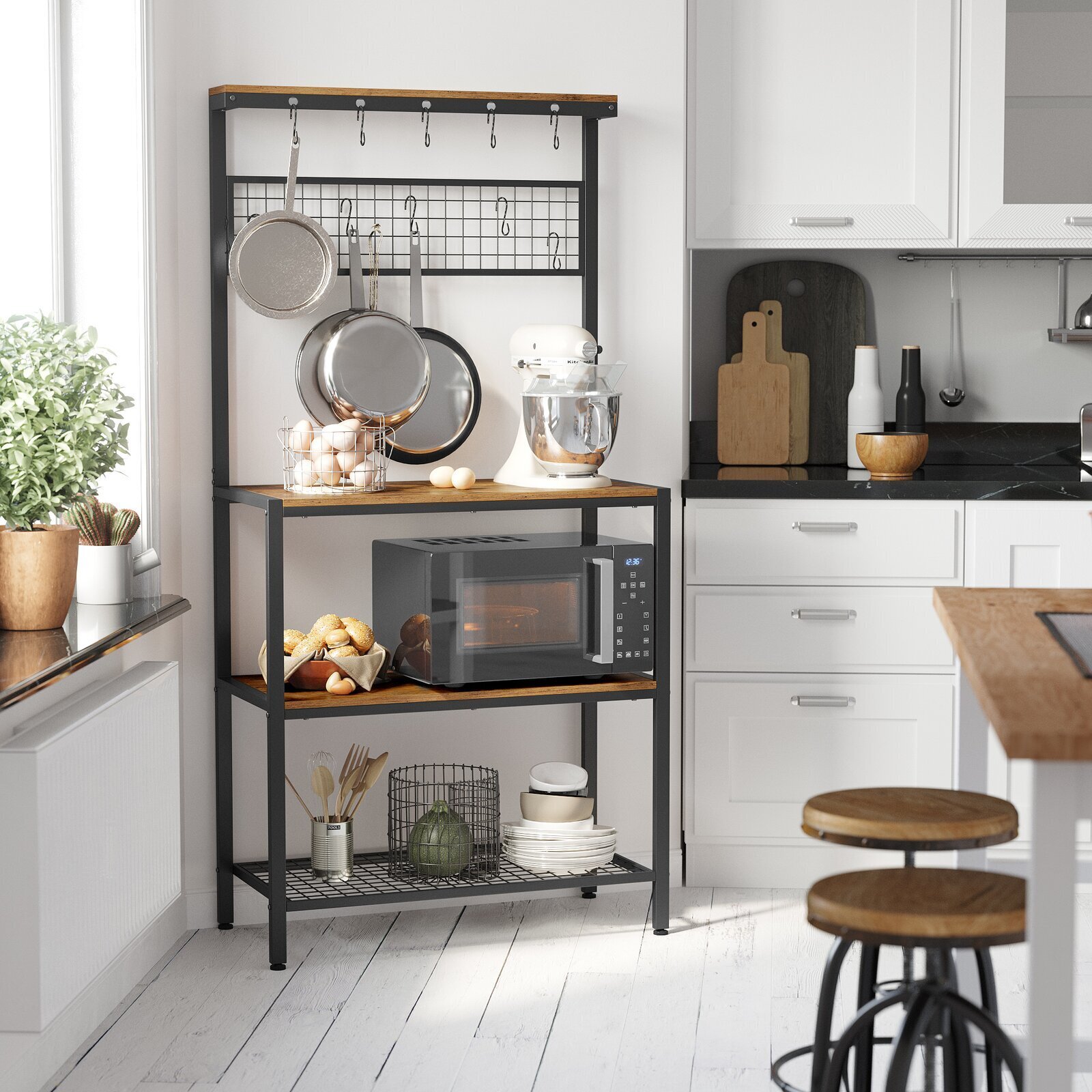 Rustic Multi Compartment Rack