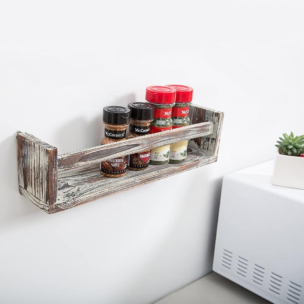 Rustic Spice Shelf