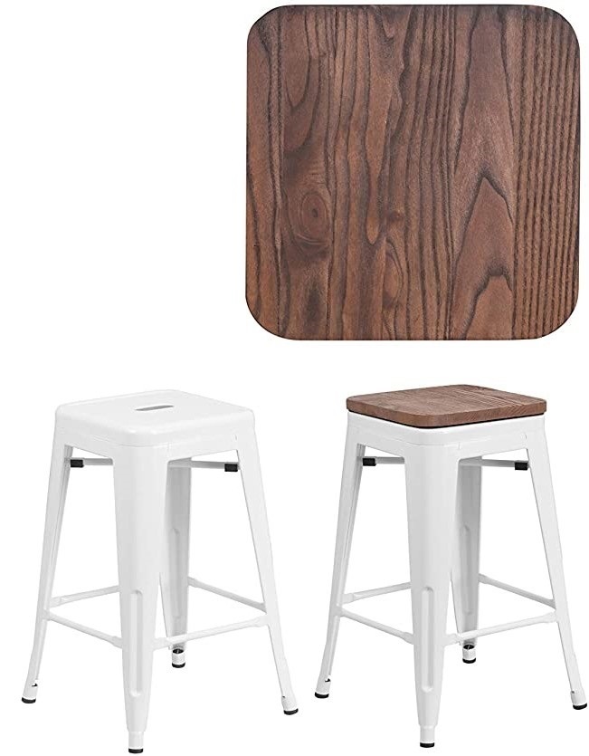 Rustic style Bar Stool Seat
