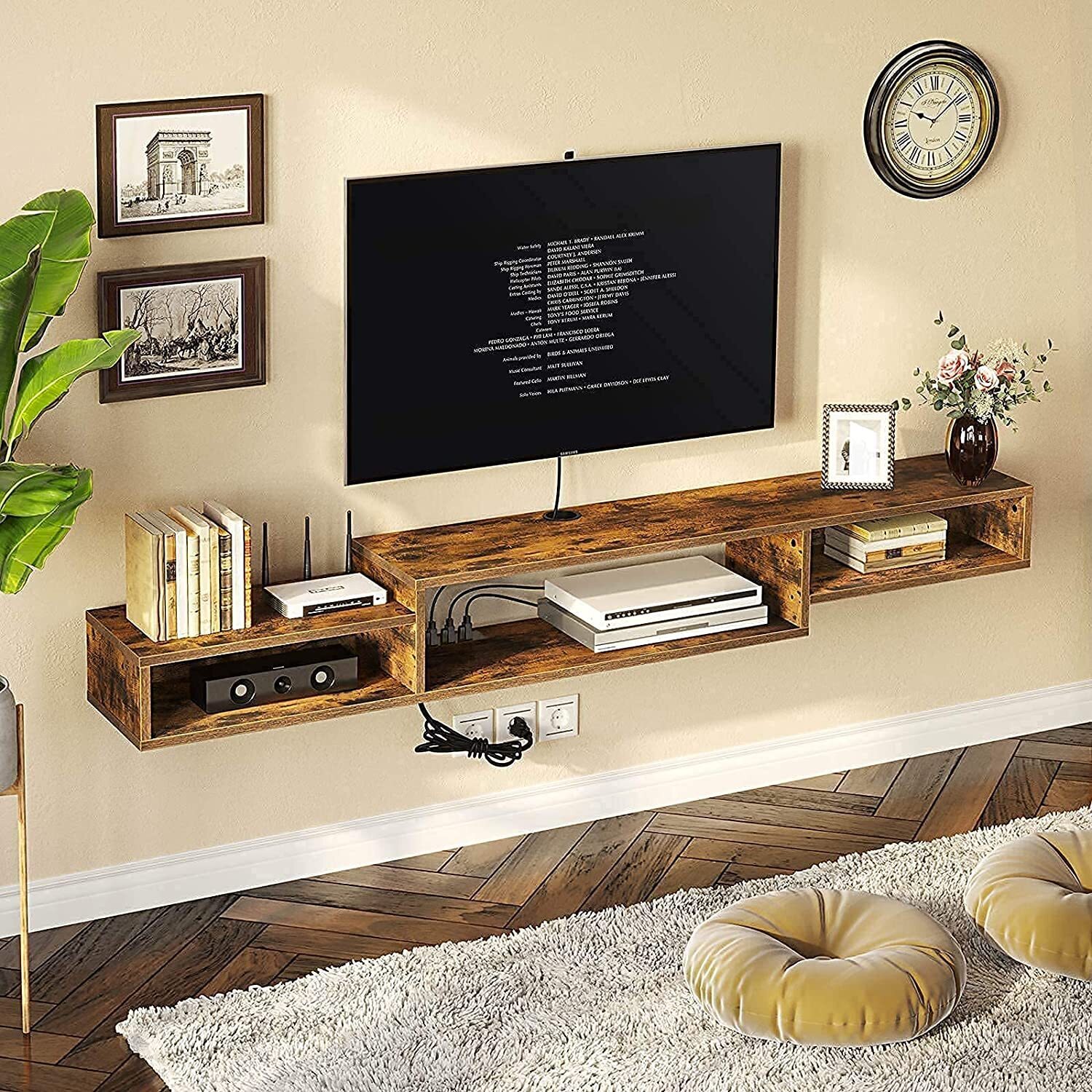 Rustic Tv Wall Panel