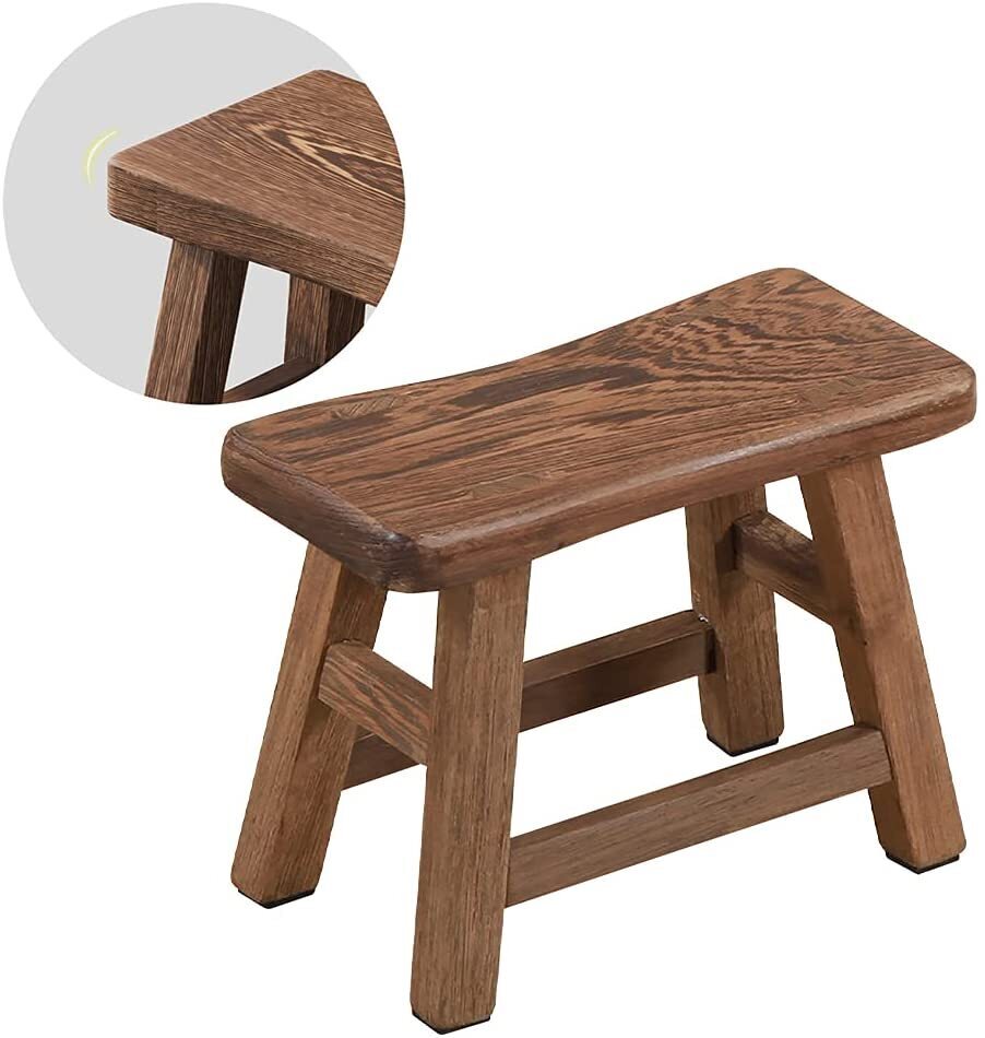 Rustic Wooden Footstool