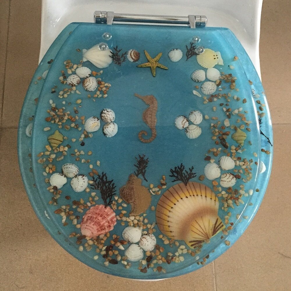 Seaside Unique Toilet Seat