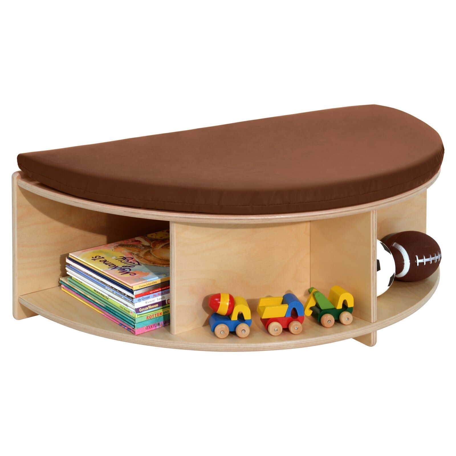 Semi circular kids bench