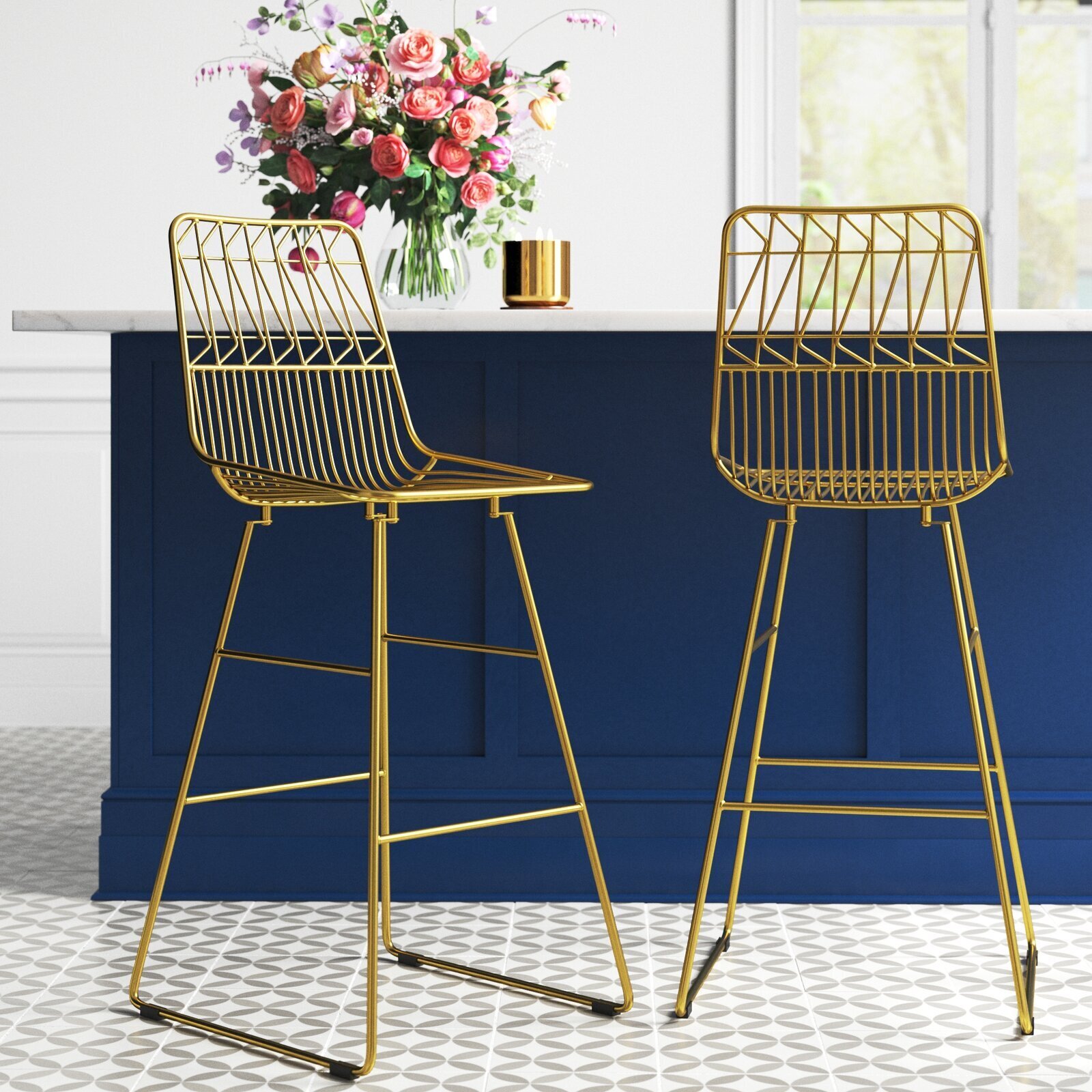 Gold Bar Stools