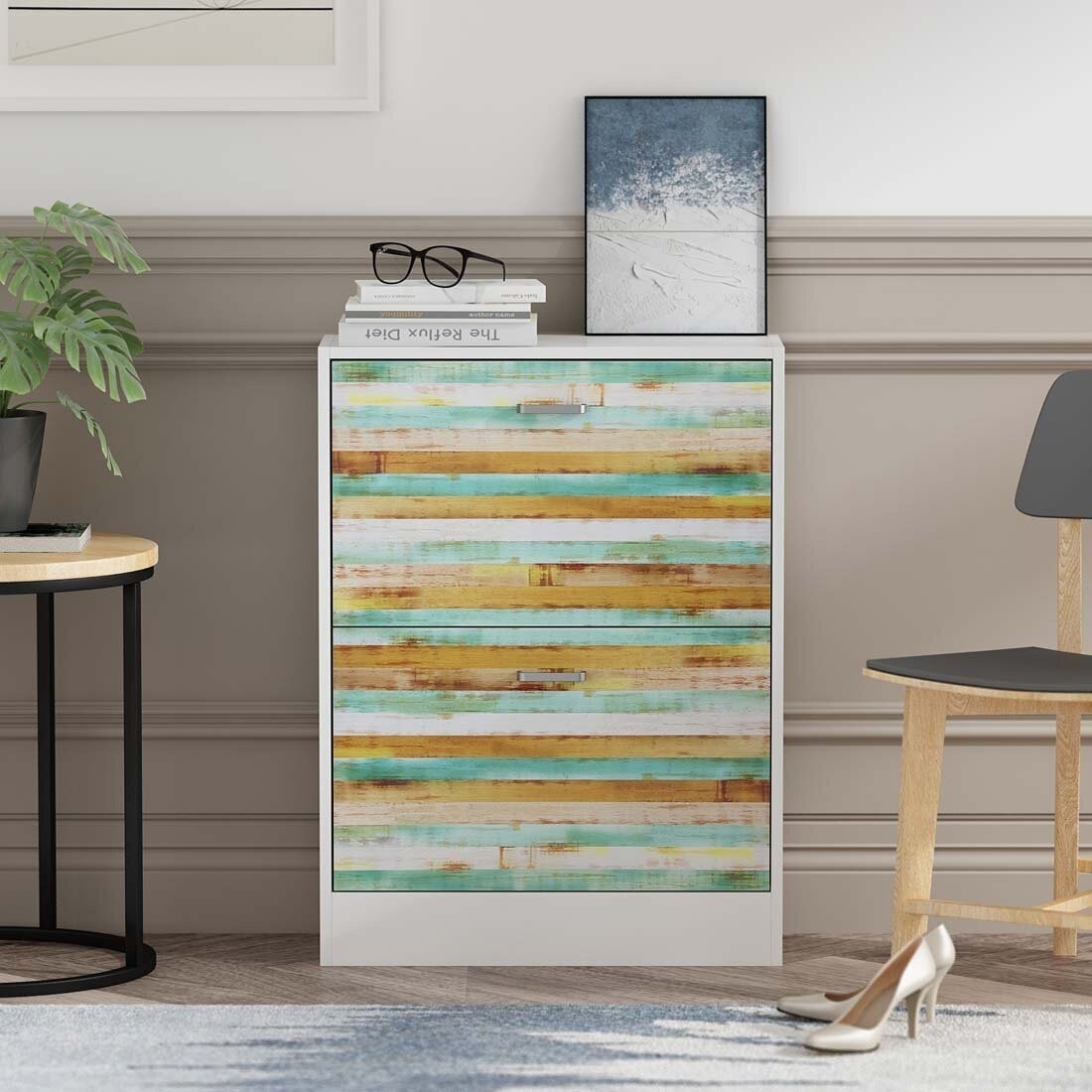 Shoe Storage with a Beach Vibe