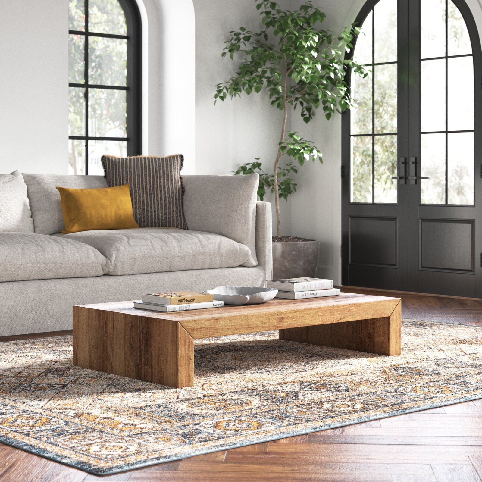Simple Asian Inspired Coffee Table
