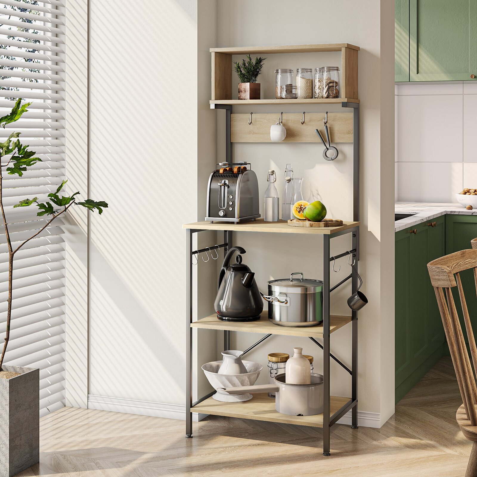 Slim and Spacious Baker Rack