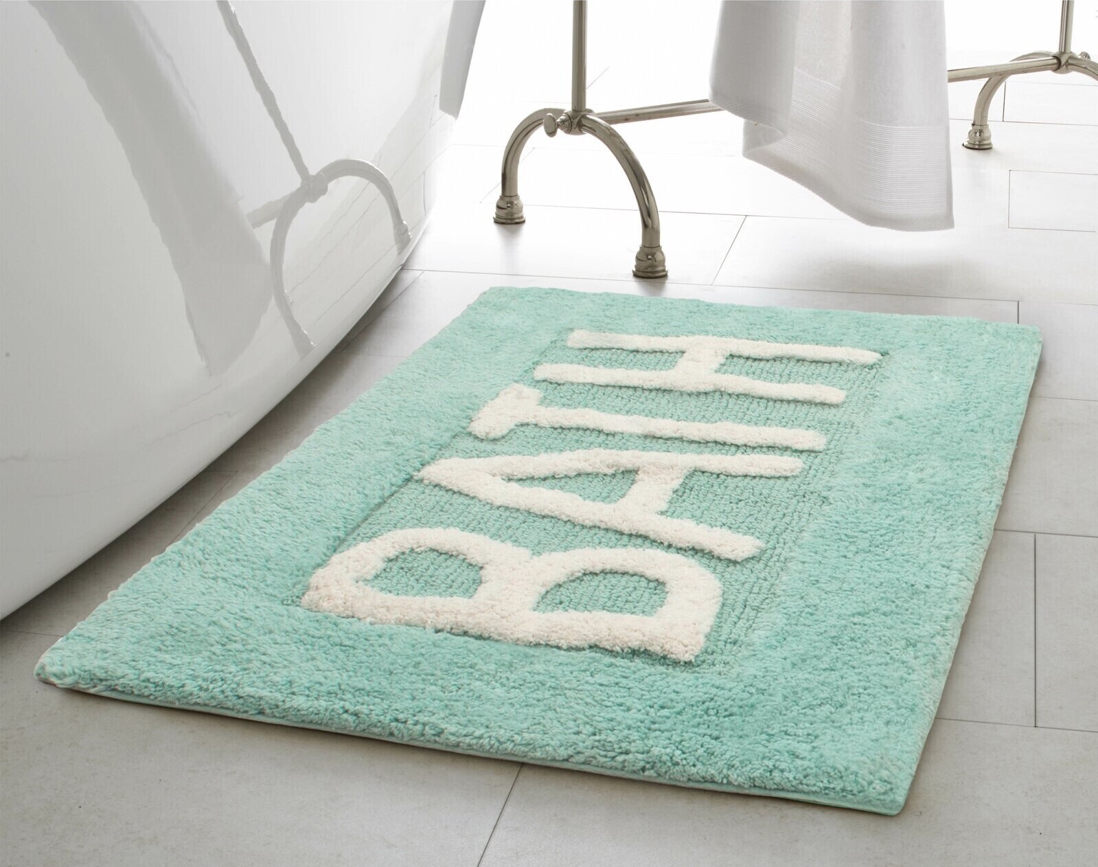 Slogan Cool Bathroom Rug