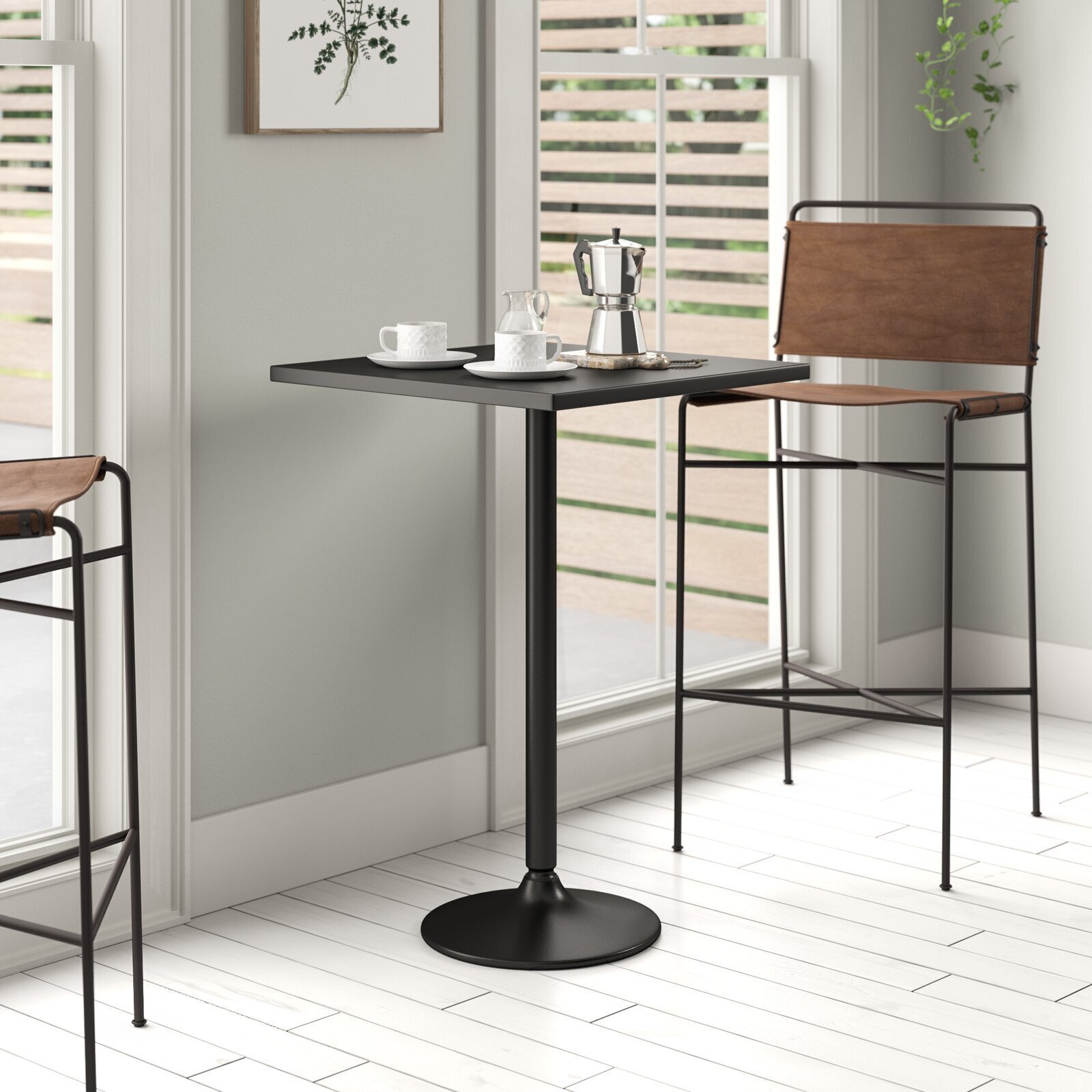 Small counter table with a minimalist design 