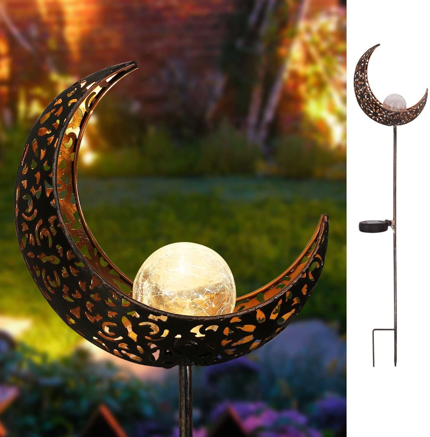 Small Globe With Moon Design