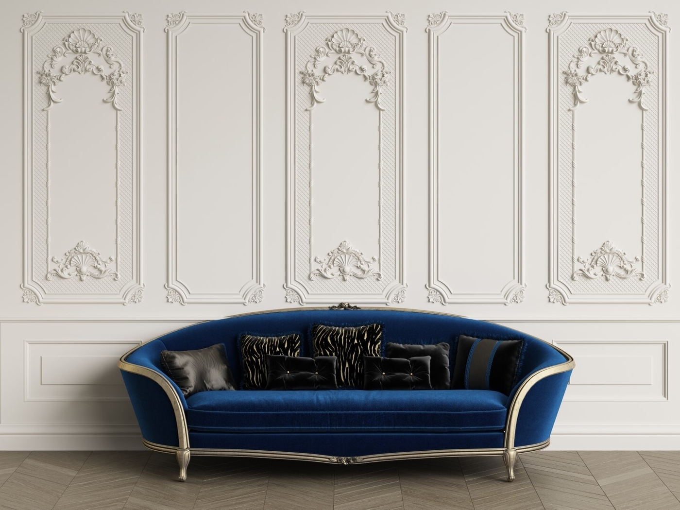 Sofa in classic interior