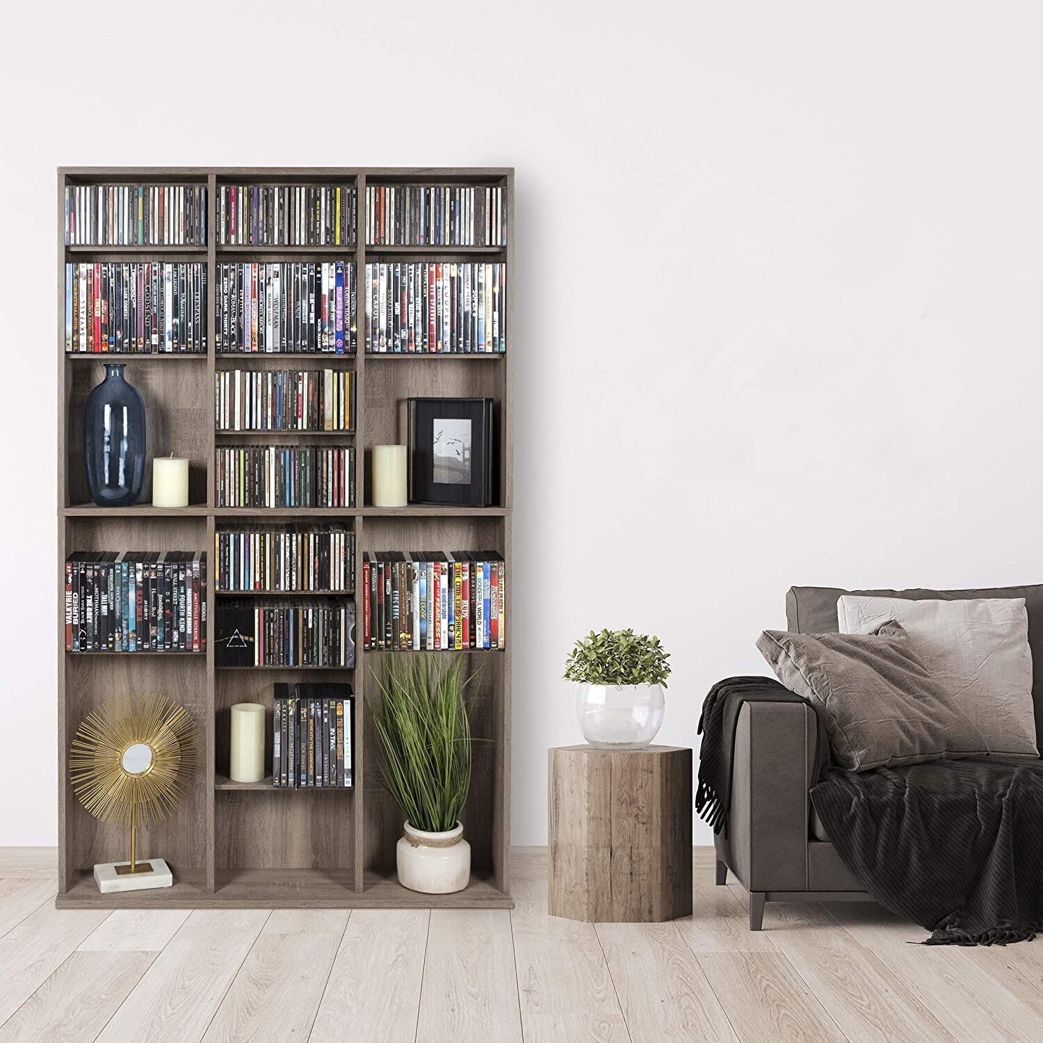 Solid Oak CD Cabinet