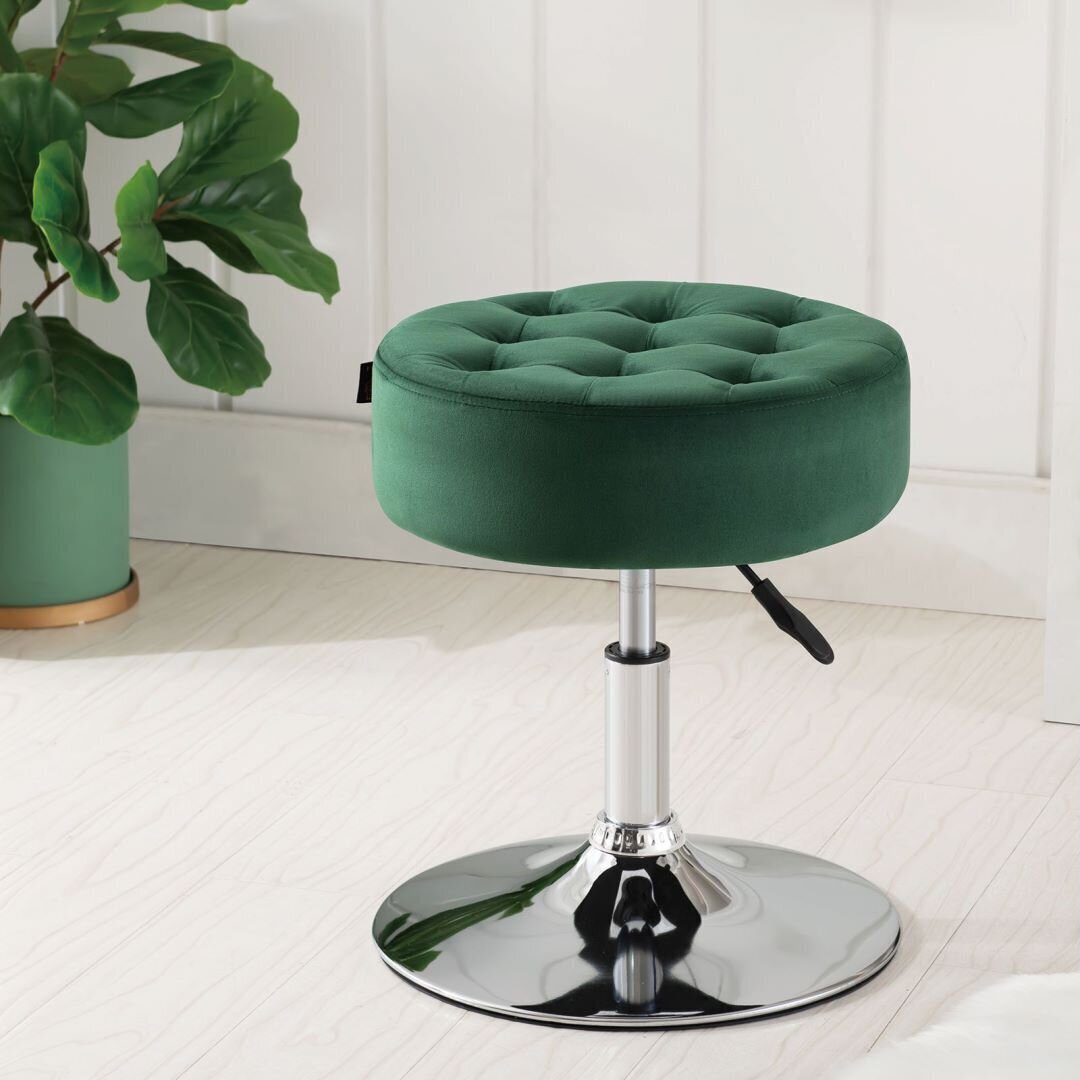 Solid Retro Vanity Stool