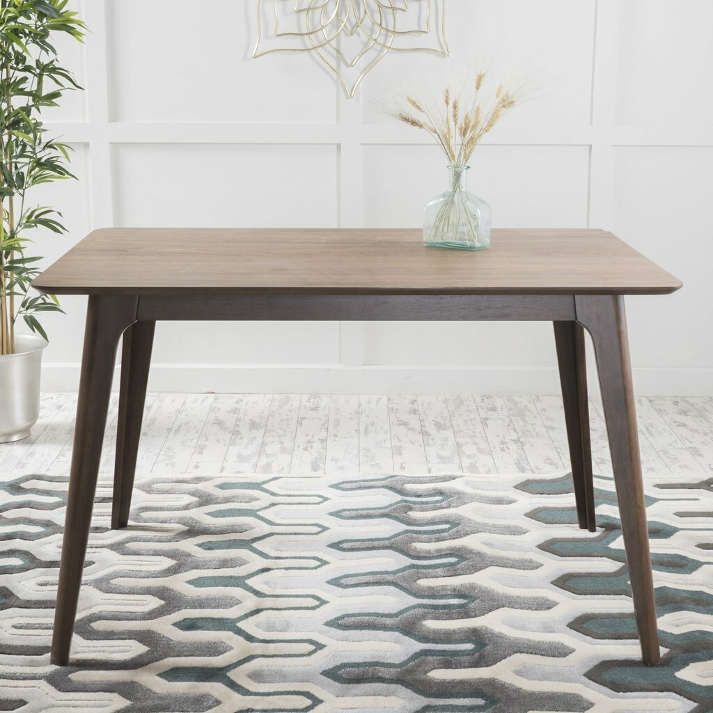 Solid Wood Fluid Design Table 