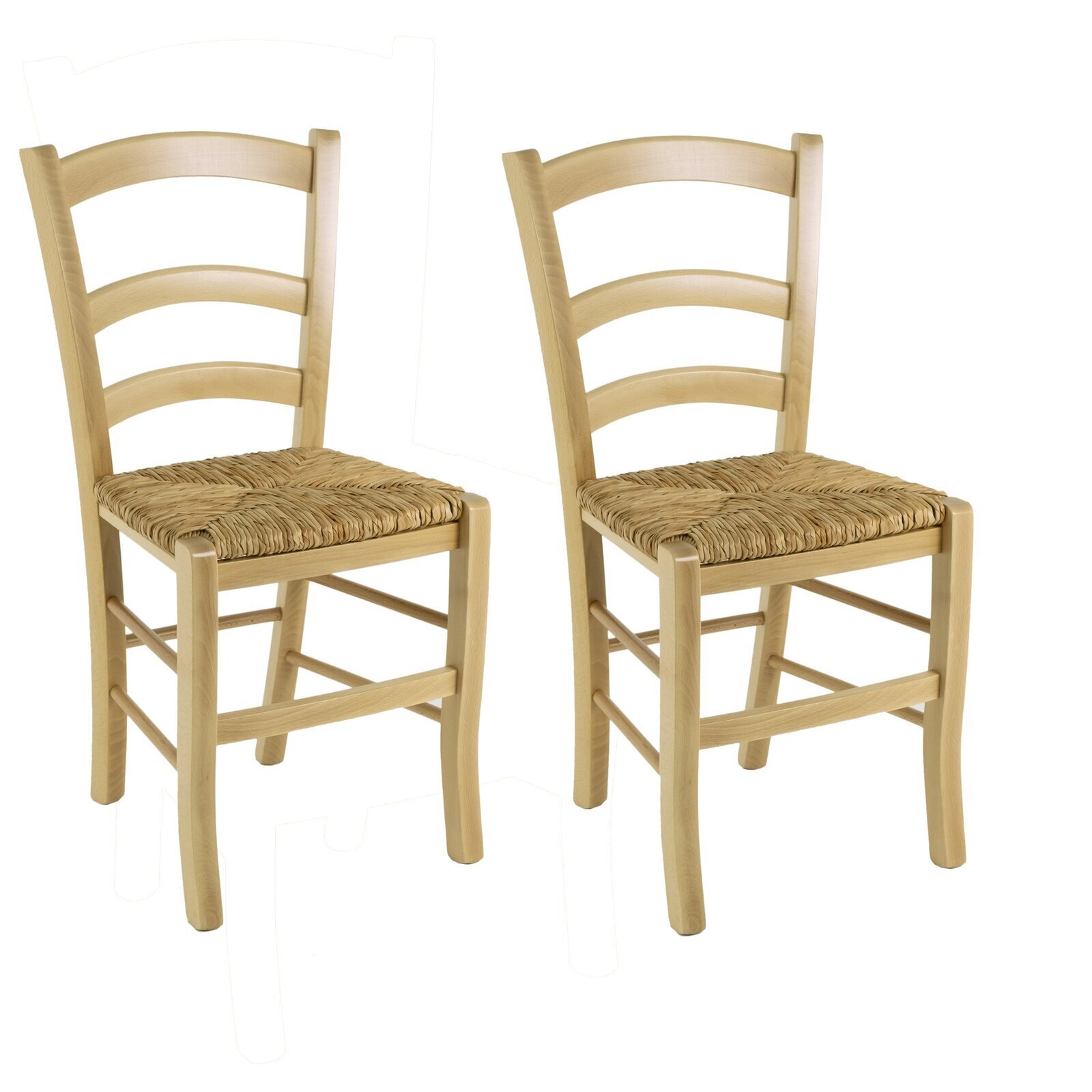 Solid Wood Ladder Back Side Chair 