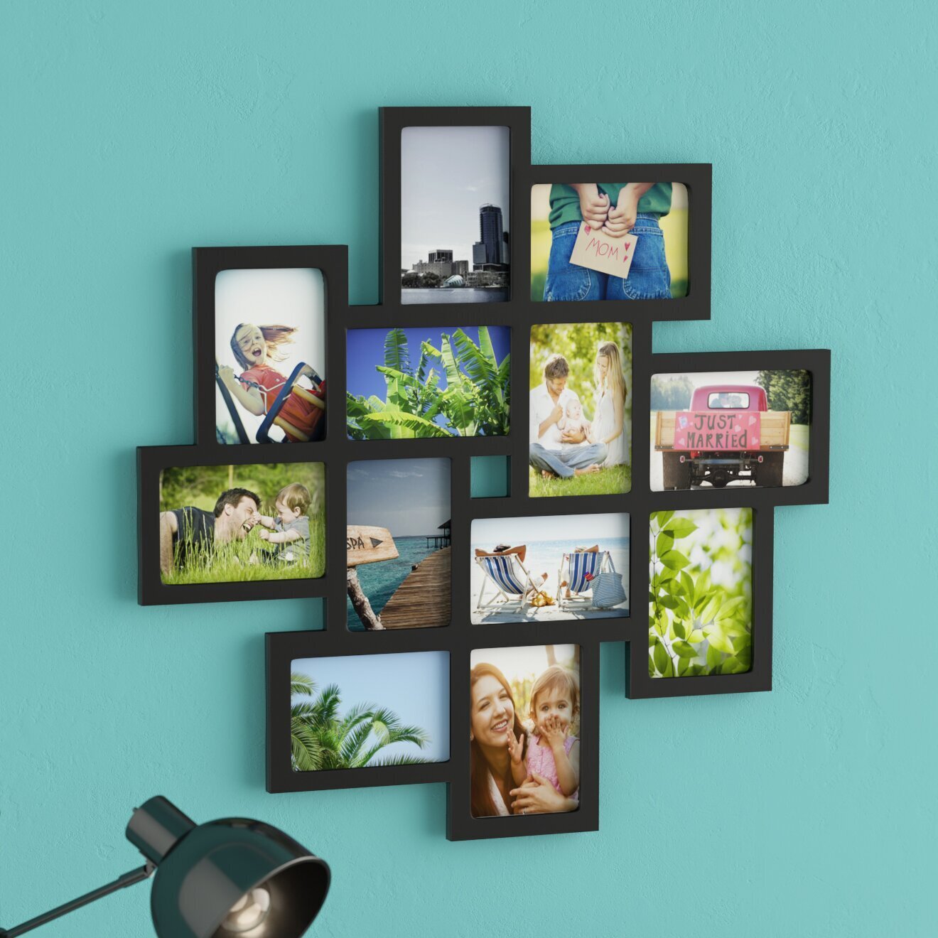 Stacked Collage Picture Frames