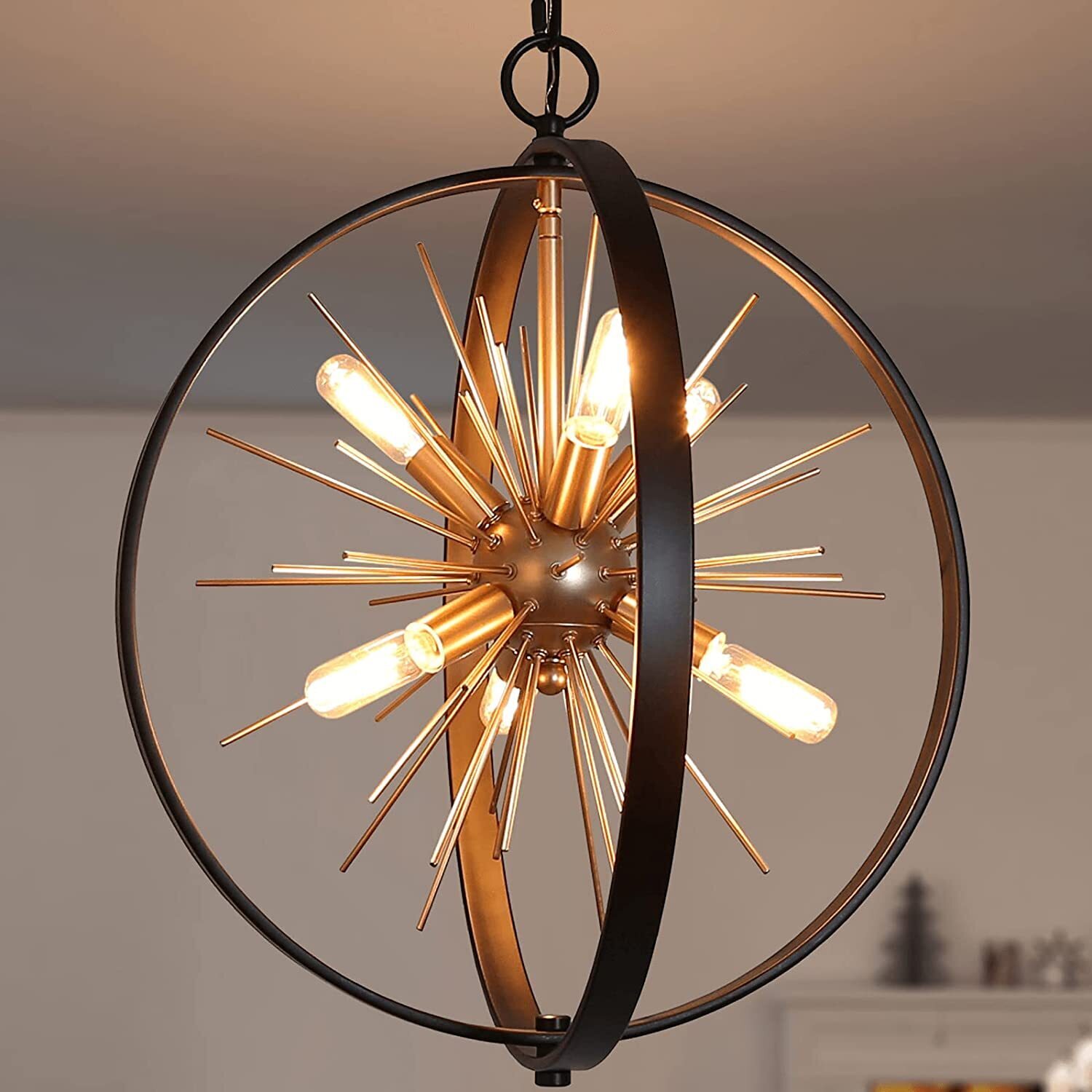 Starburst Entryway Chandelier Lighting