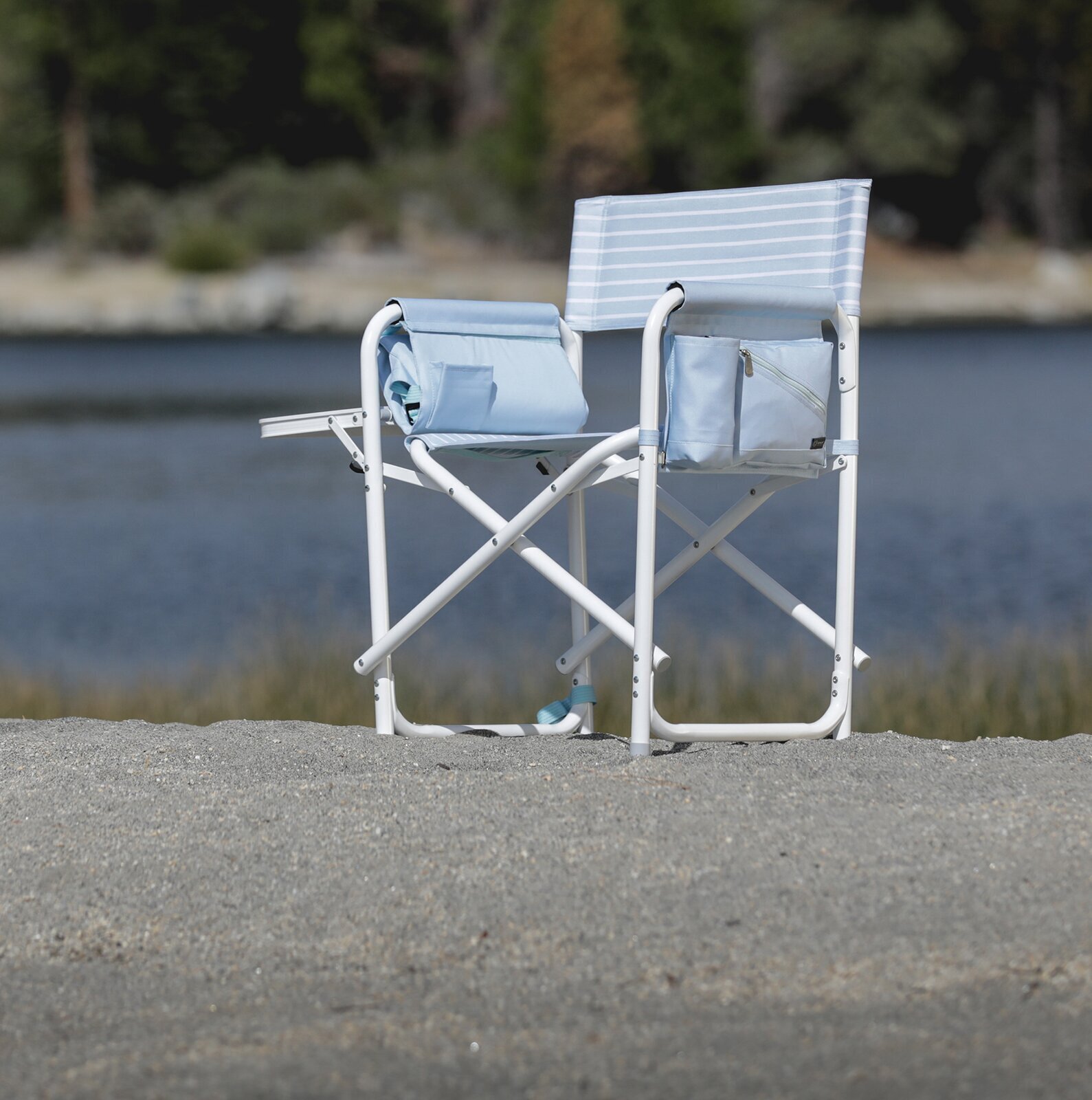 Striped Foldable Directors Chair