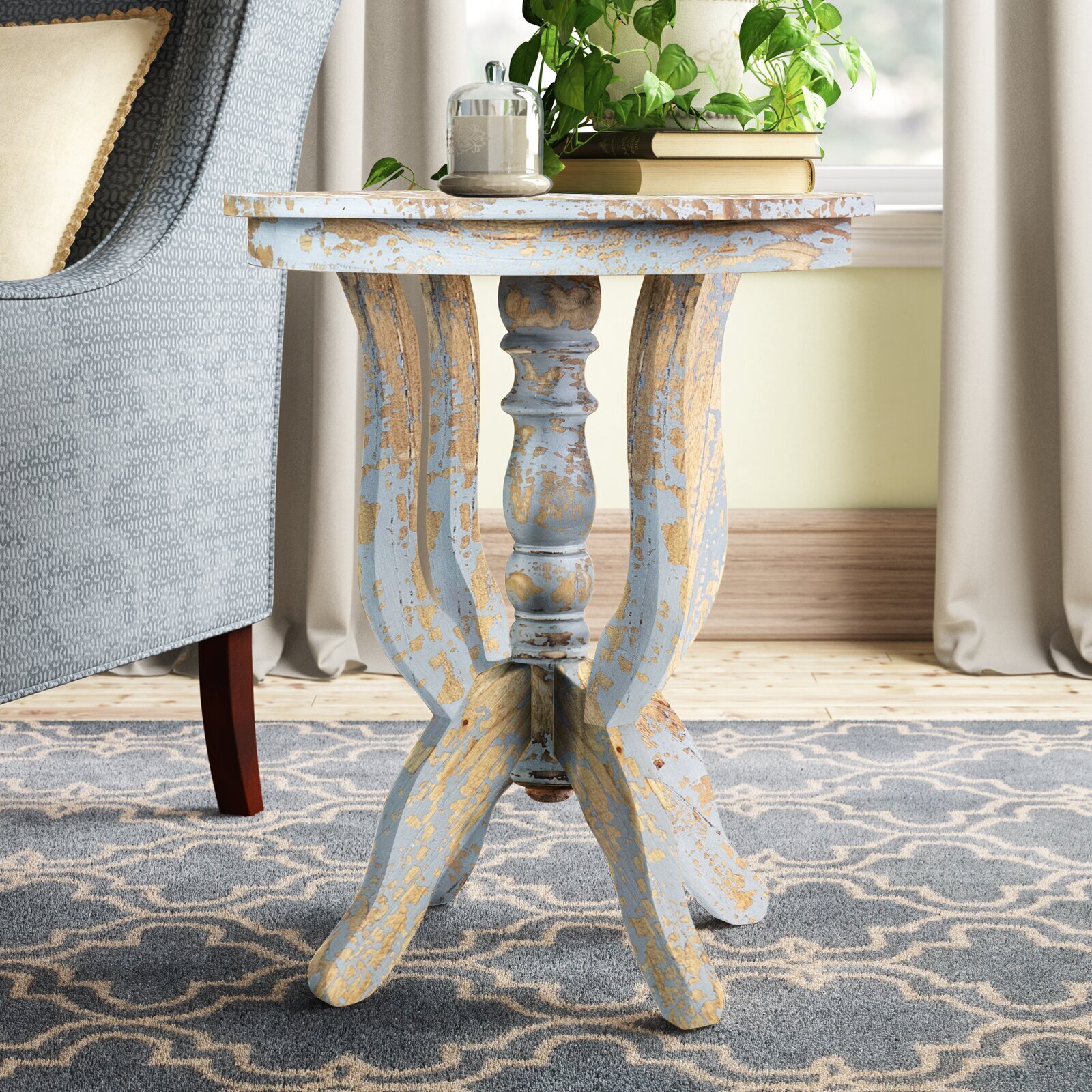 Sturdy Light Wood Pedestal