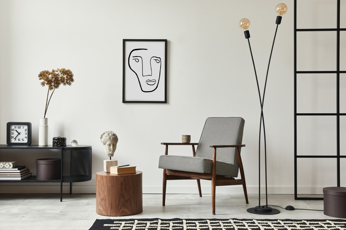 Stylish Scandinavian composition