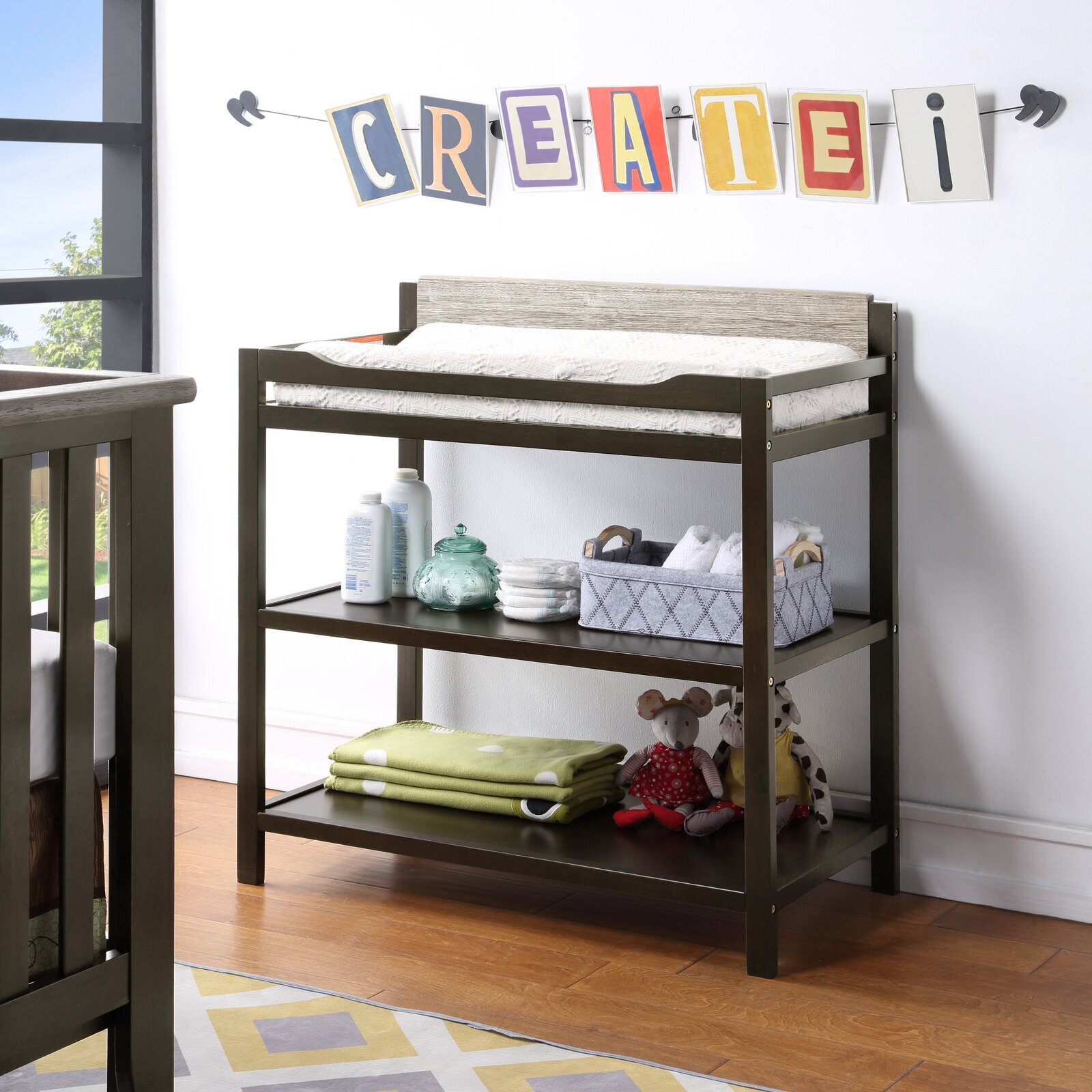 Sweet Solid Wood Changing Table