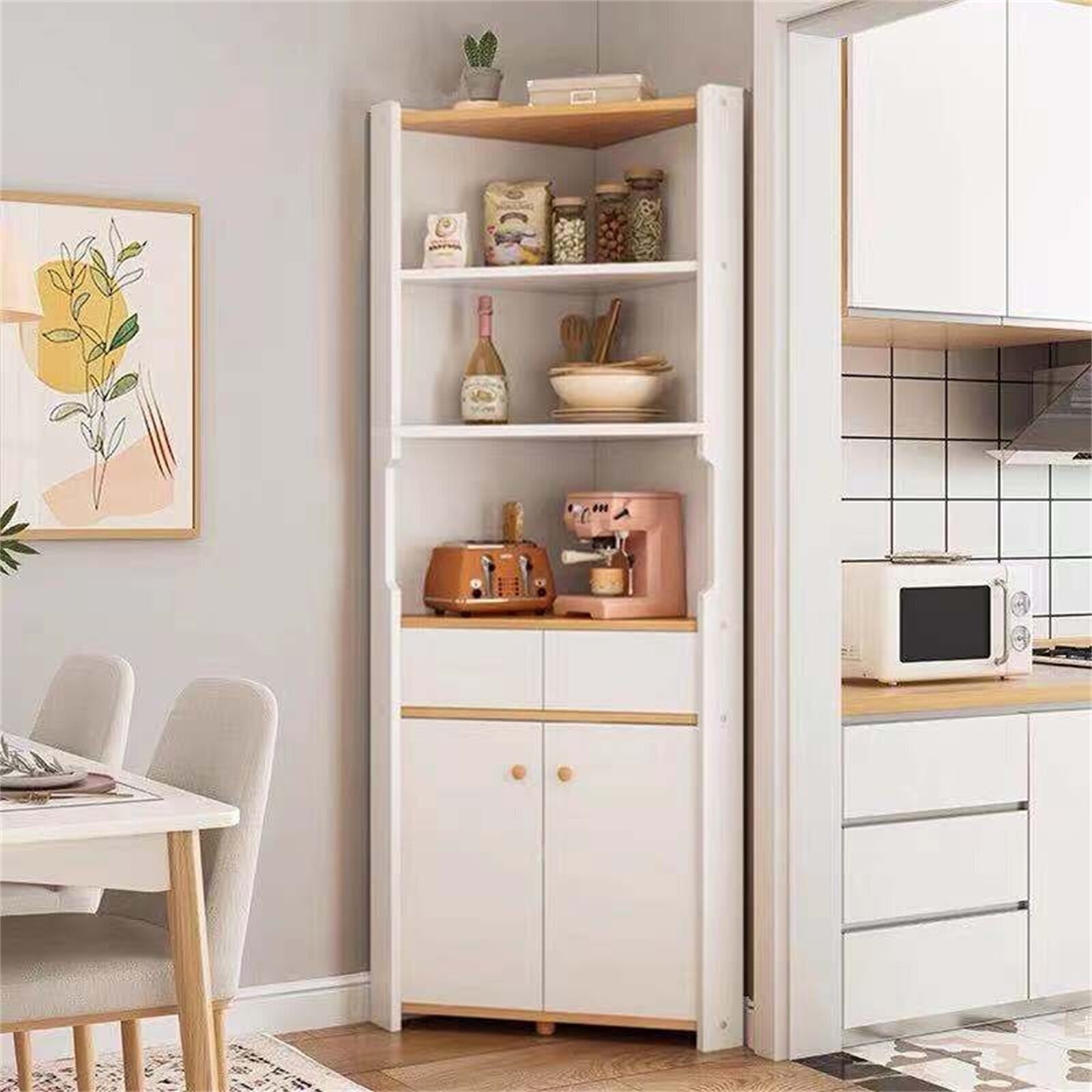 Tall Corner Pantry