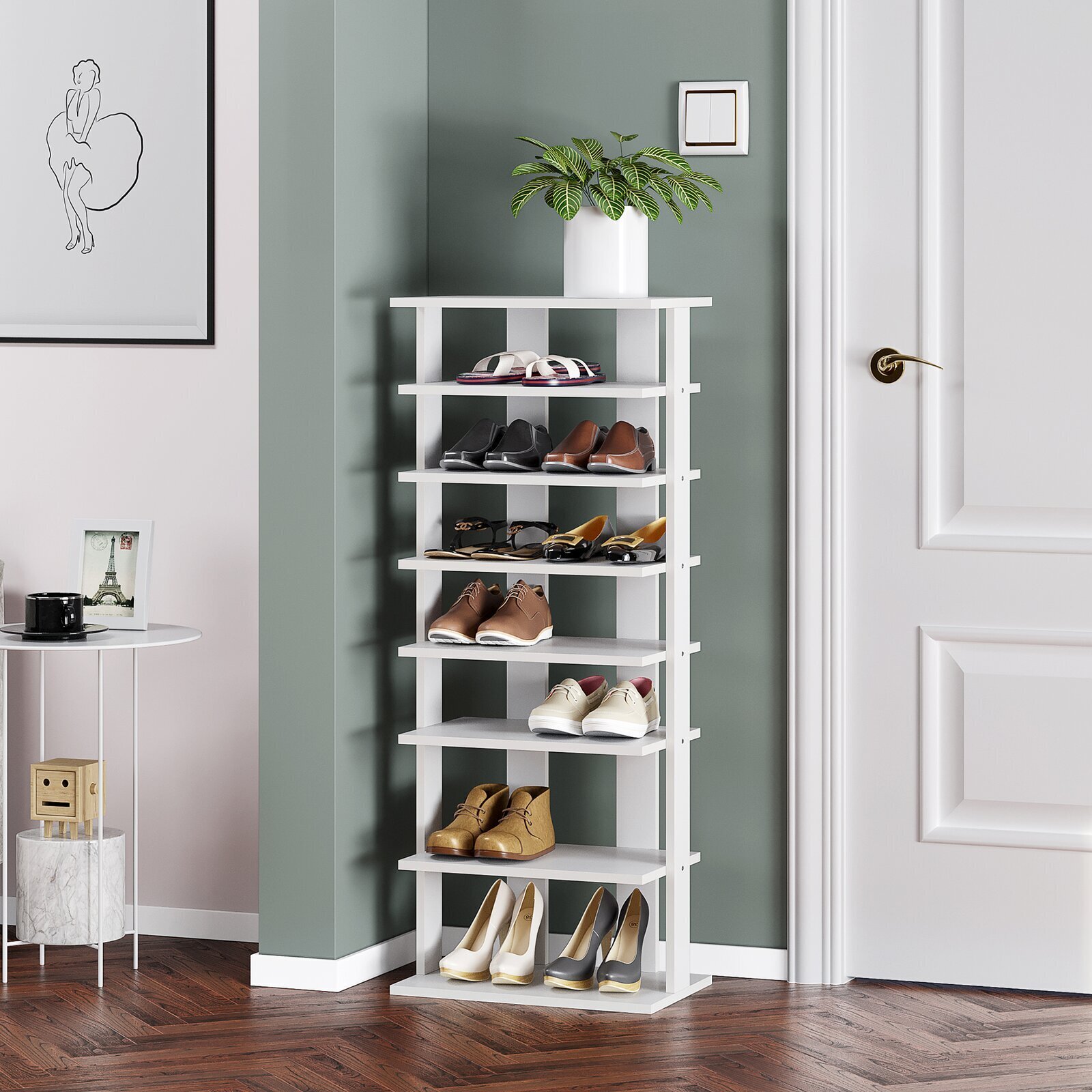 Tall Shoe Rack