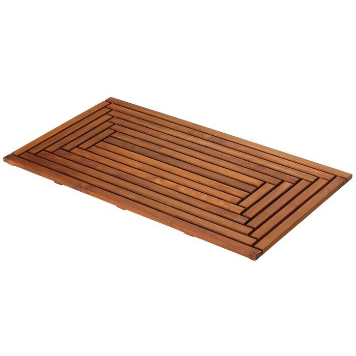 Teak Tub Shower Mat
