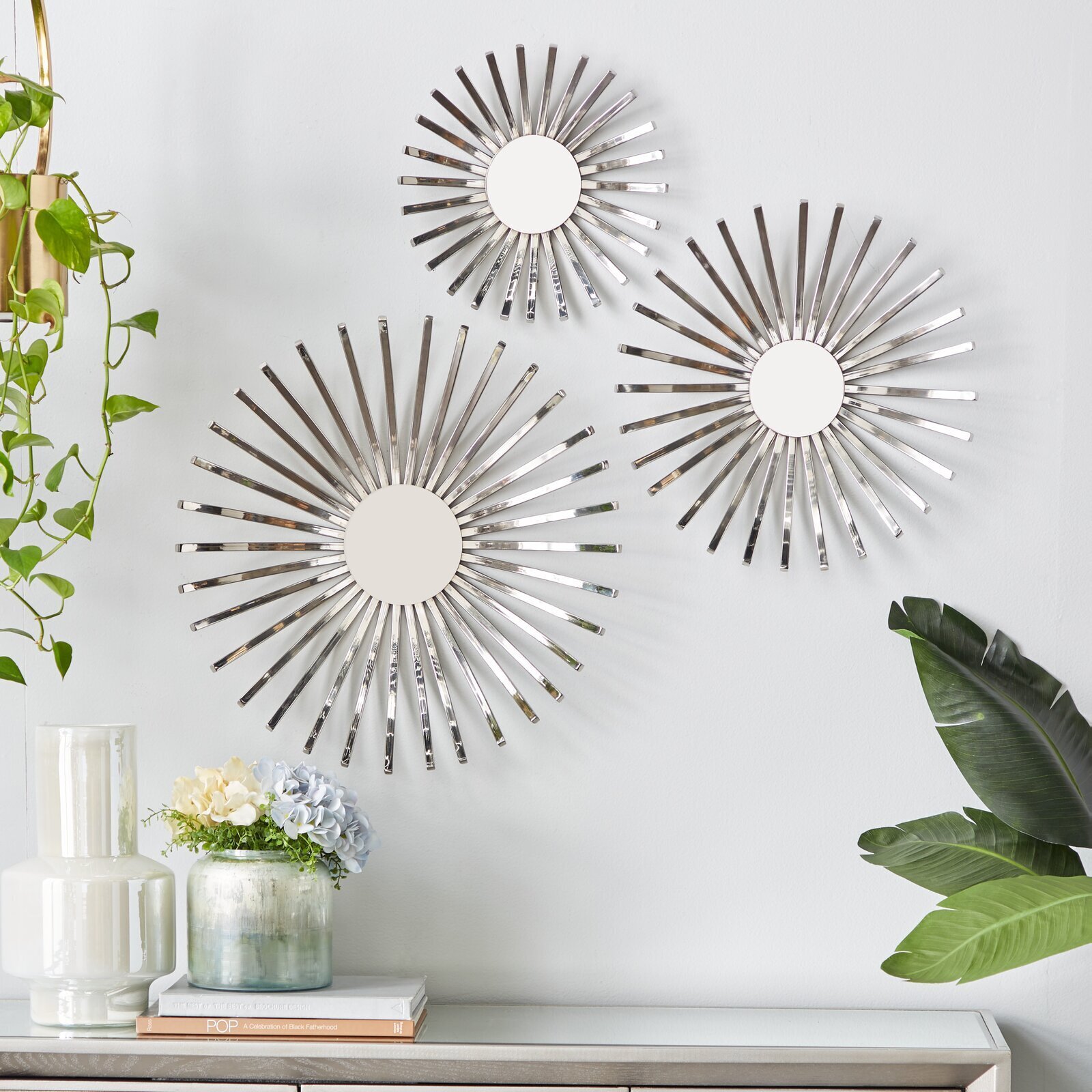 Three Piece Sunburst Décor